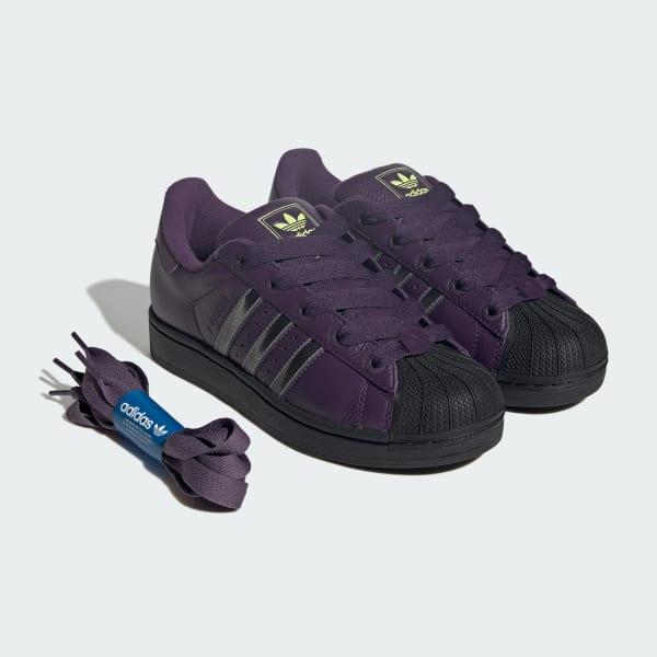 Womens adidas Superstar II Athletic Shoe - Preloved / Core Black / Off White Product Image