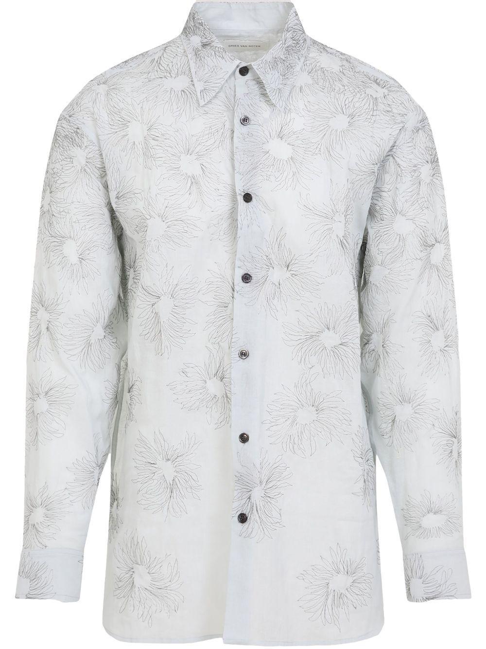DRIES VAN NOTEN Shirt In White Product Image