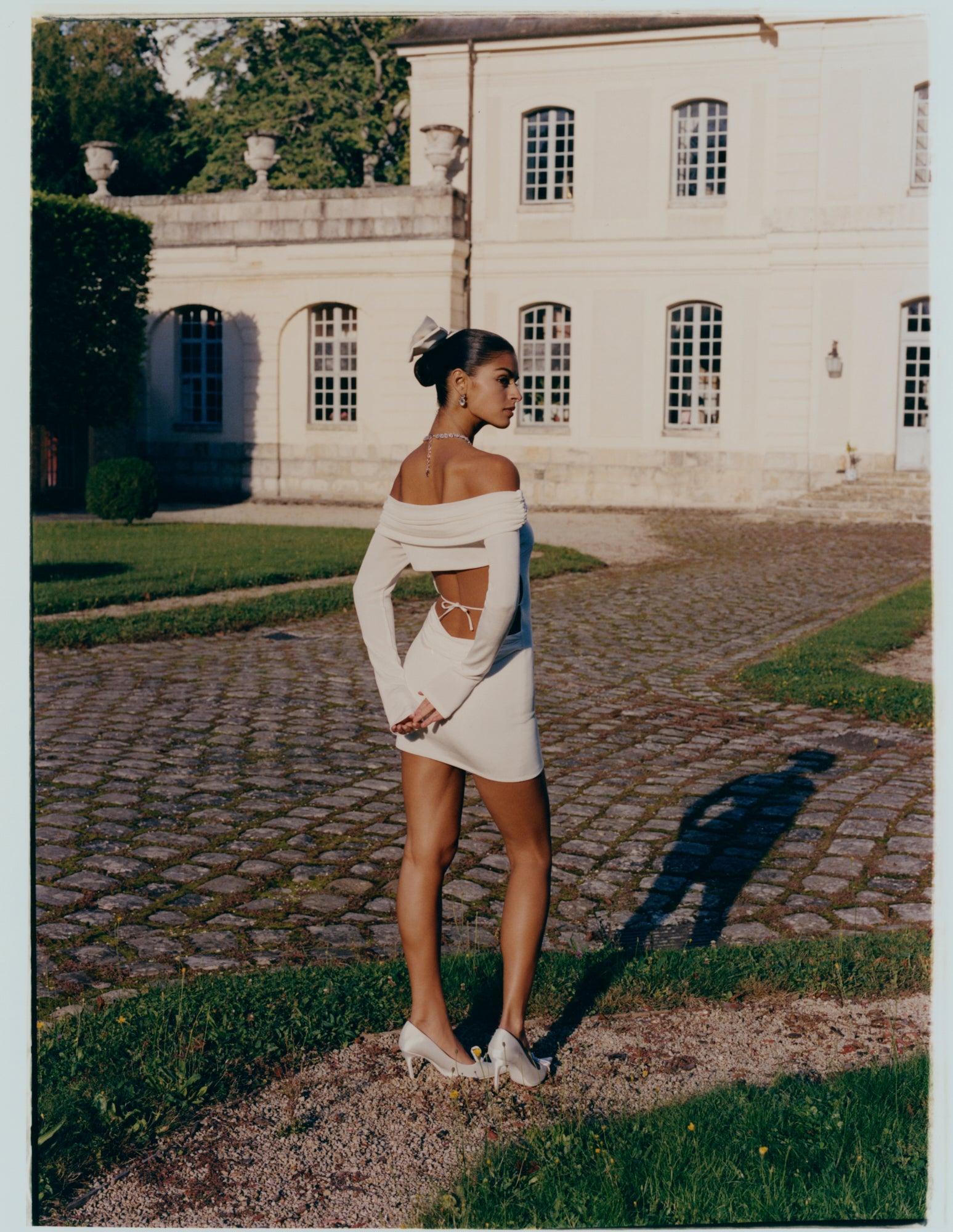 Chantel Dress (White) Product Image