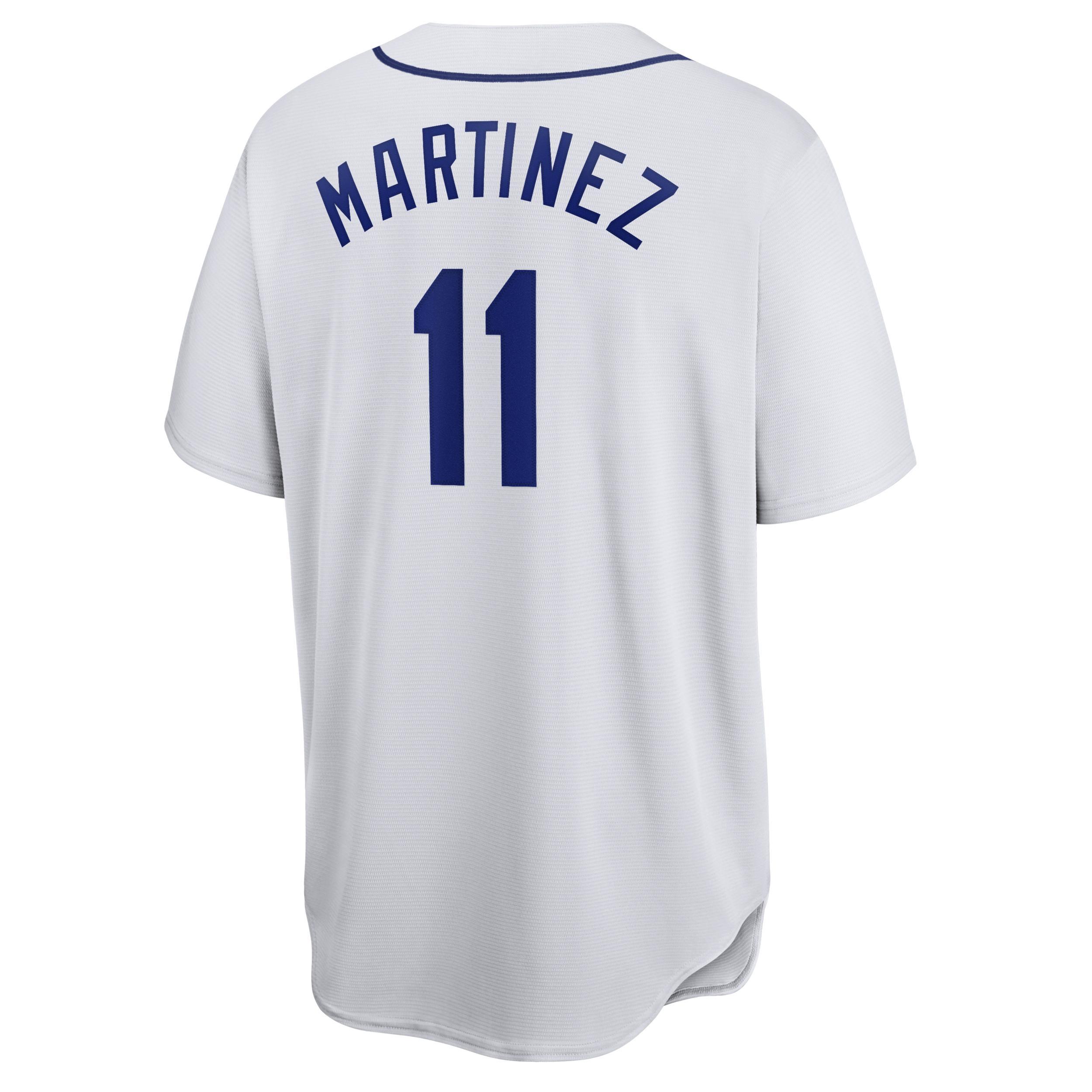 Men's Nike Edgar Martinez White Seattle Mariners Home Cooperstown Collection Replica Player Jersey, Size: Large Product Image