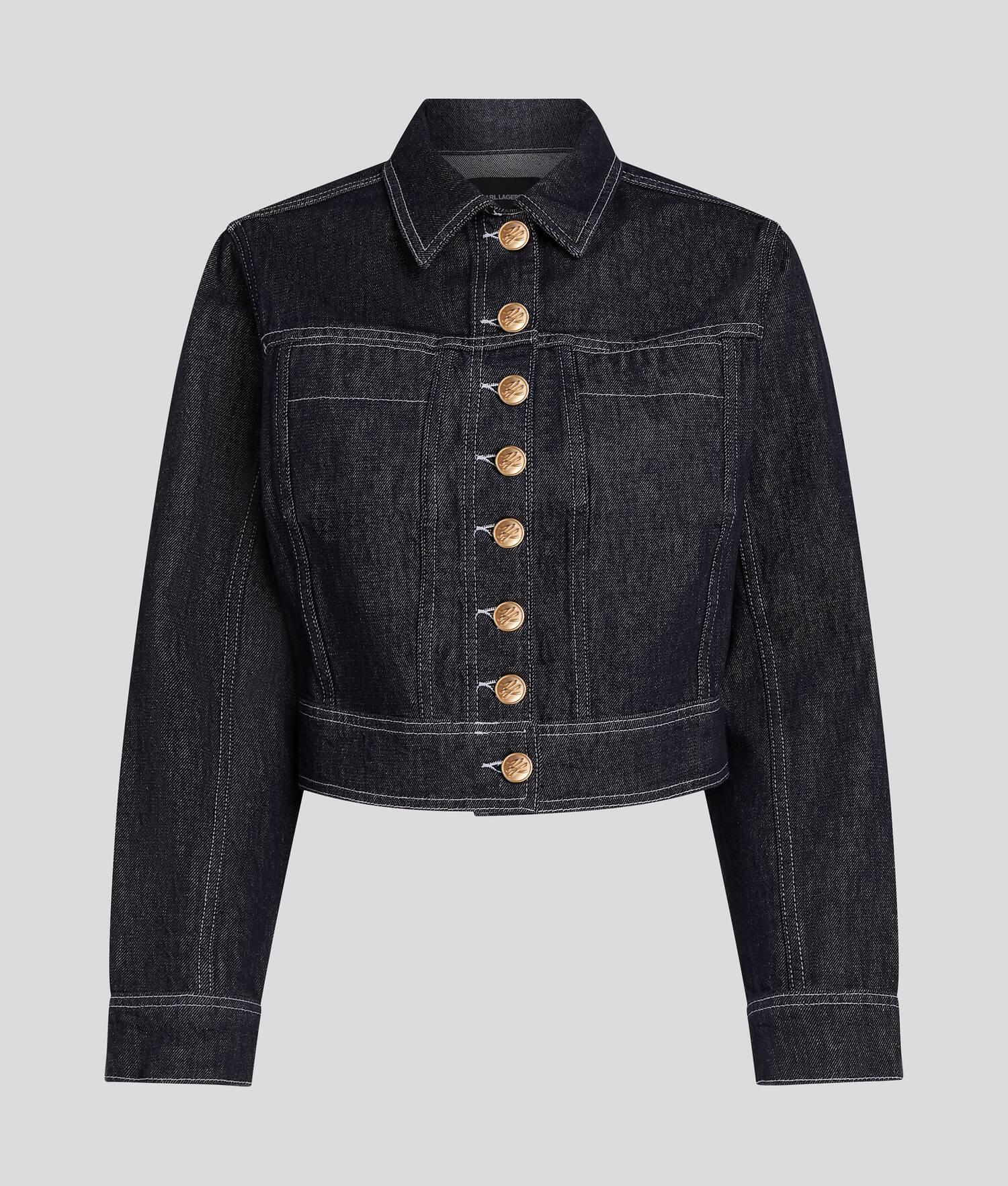 CROPPED DENIM JACKET Product Image