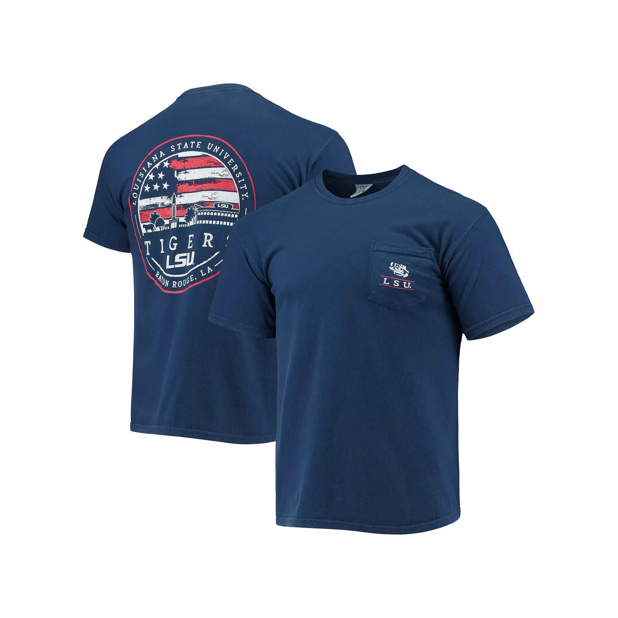 Men's Navy LSU Tigers Campus Americana T-Shirt, Size: Medium, Blue Product Image