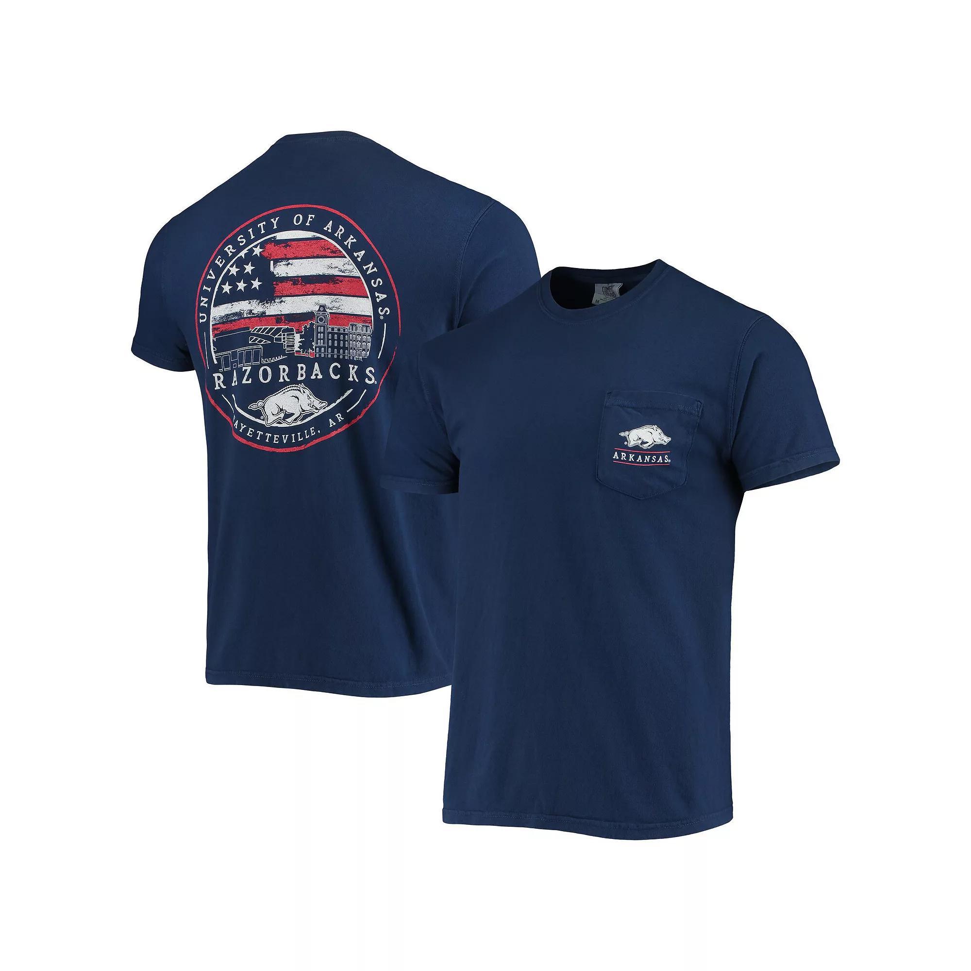 Men's Navy Arkansas Razorbacks Campus Americana T-Shirt, Size: Medium, Blue Product Image