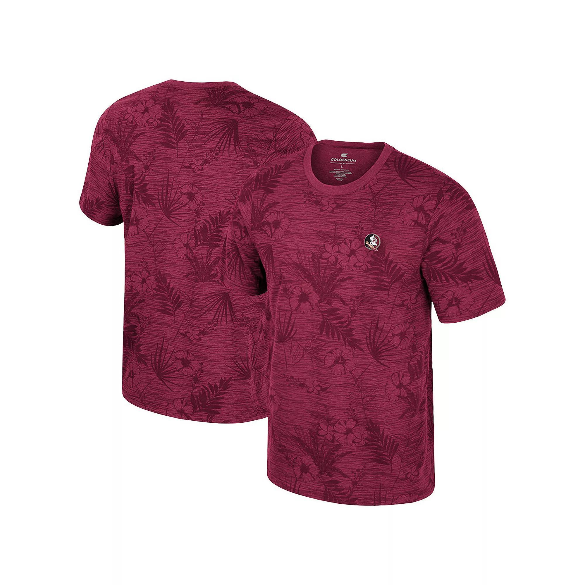 Men's Colosseum Black Colorado Buffaloes Floral Printed T-Shirt, Size: XL Product Image