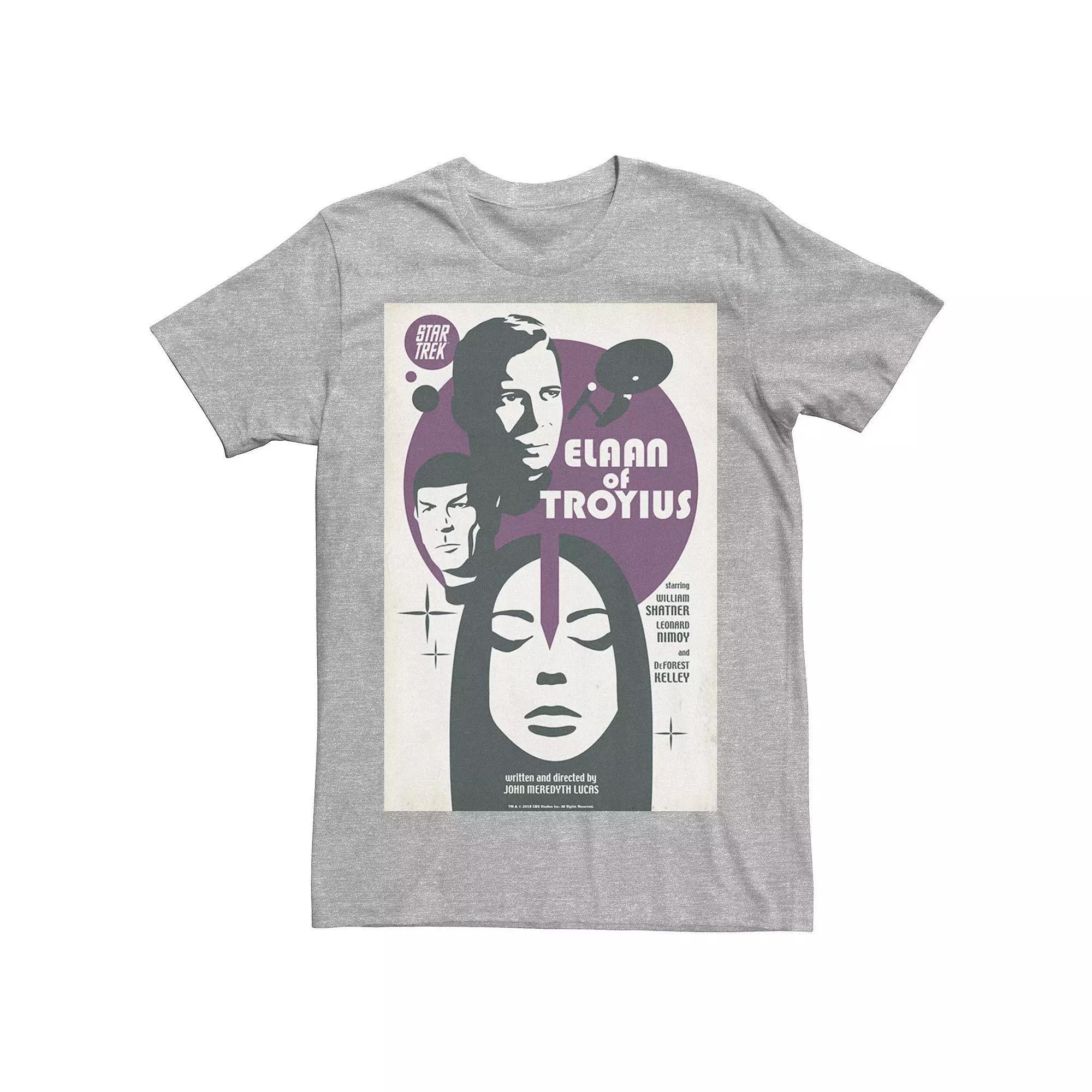 Men's Star Trek Original Series Elaan of Troyius Tee, Size: Small, Athletic Grey Product Image