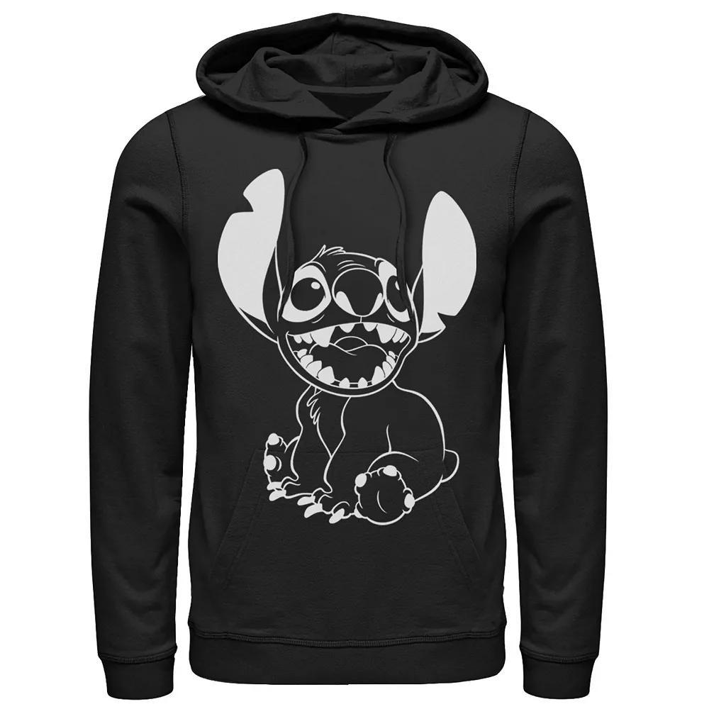 Disney's Lilo & Stitch Happy Stitch Men's Hoodie, Size: Small, Black Product Image