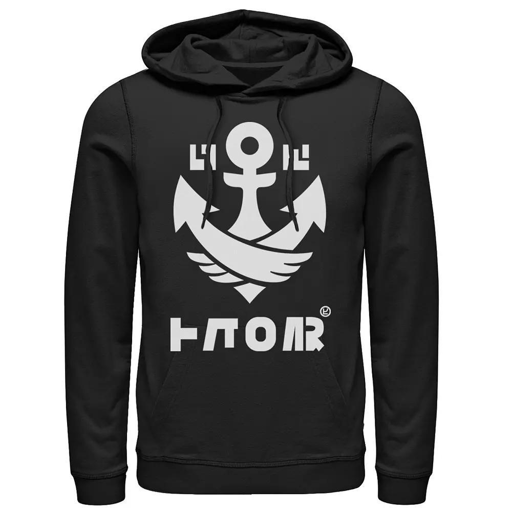 Men's Nintendo Splatoon Ranked Battle White Icon Hoodie, Size: Large, Black Product Image