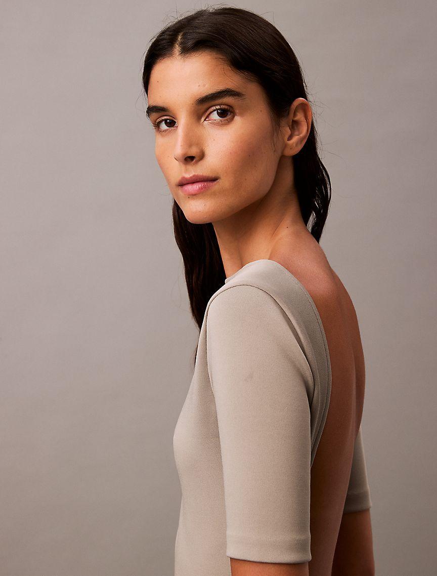 Backless Jersey Dress Product Image