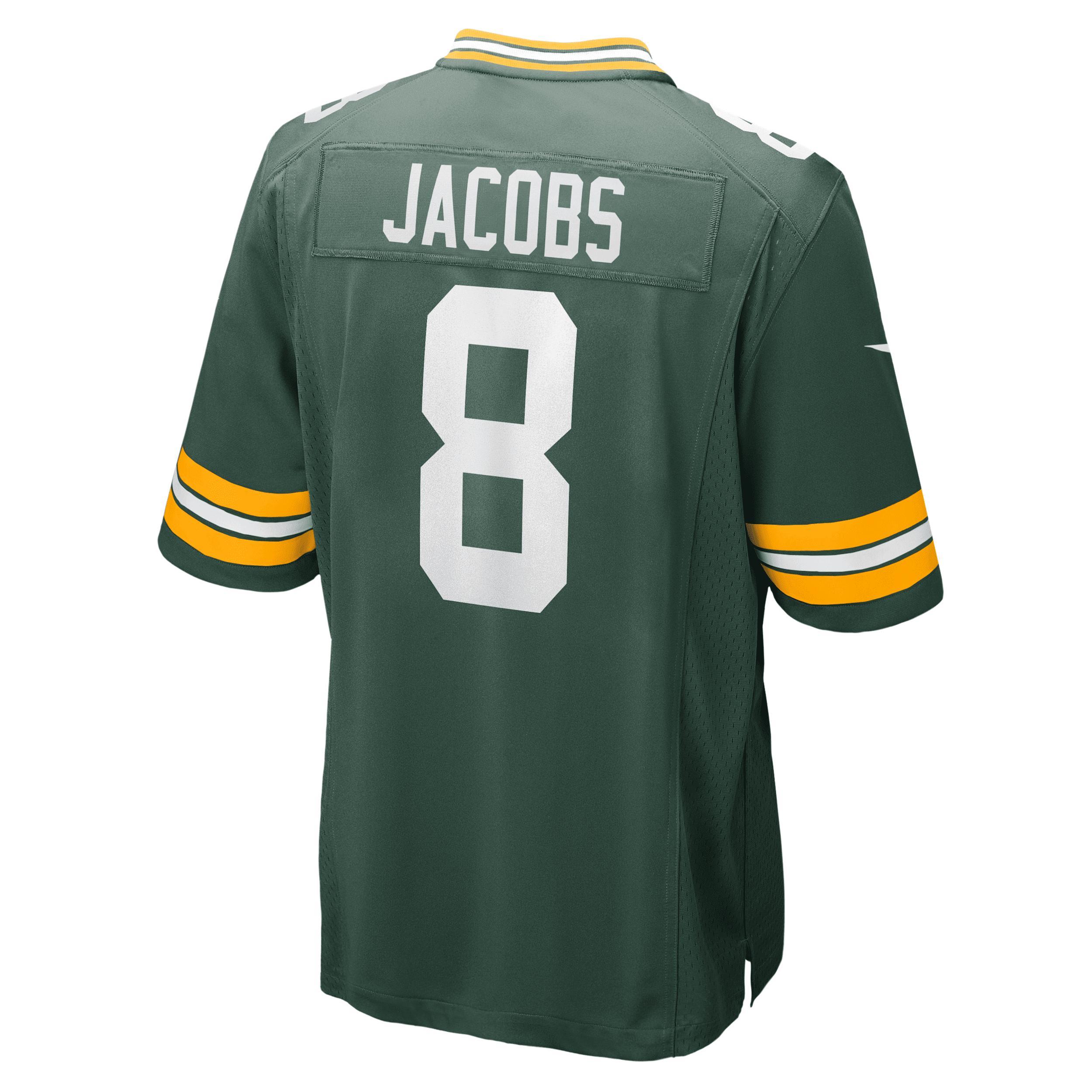 Josh Jacobs Green Bay Packers Nike Men's NFL Game Jersey Product Image