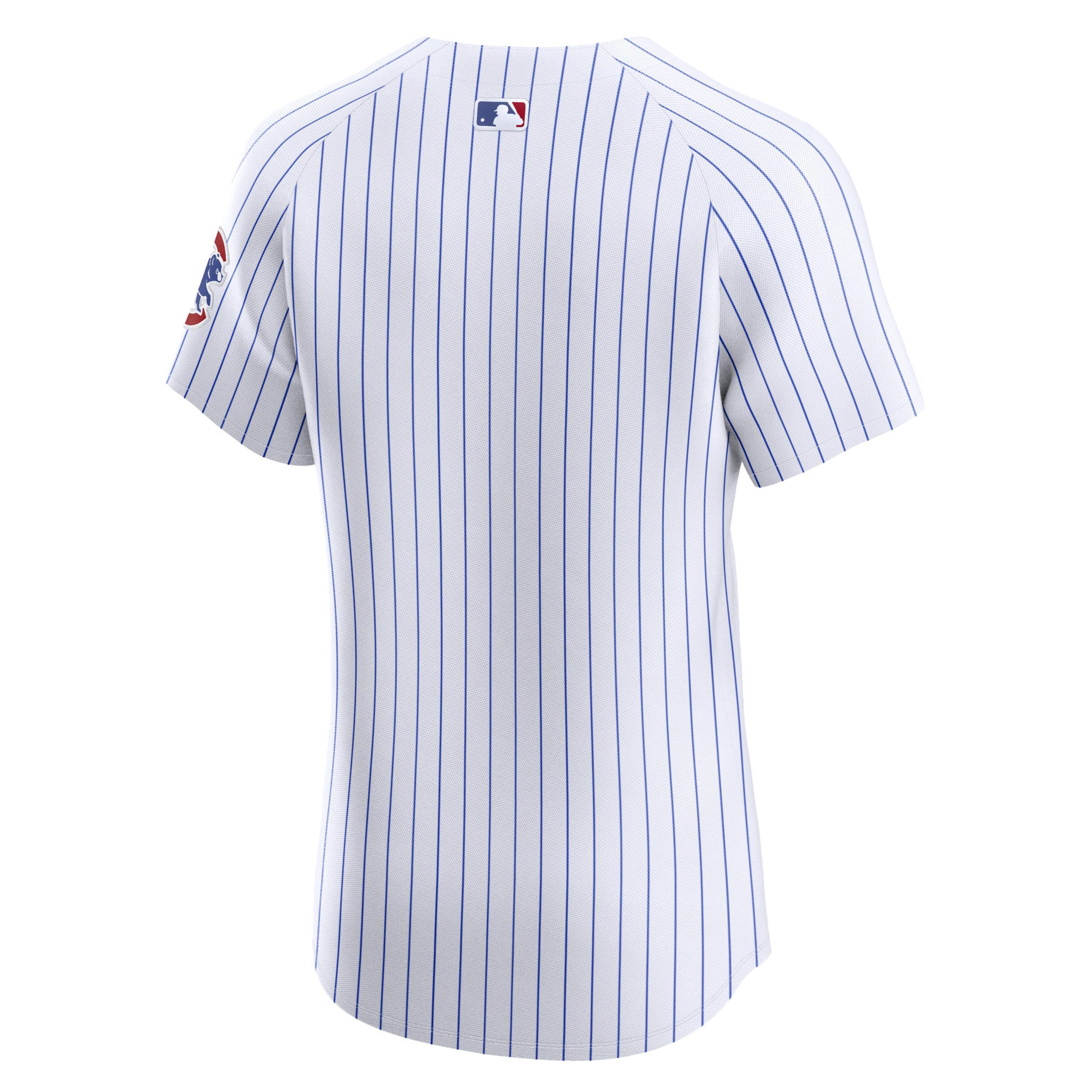Men's Nike Dansby Swanson White Chicago Cubs Home Elite Player Jersey, Size: 48 Product Image