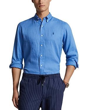 Polo Ralph Lauren Mens Classic Fit Linen Shirt Product Image