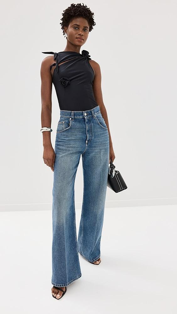 Coperni Asymmetric Flower Top | Shopbop Product Image