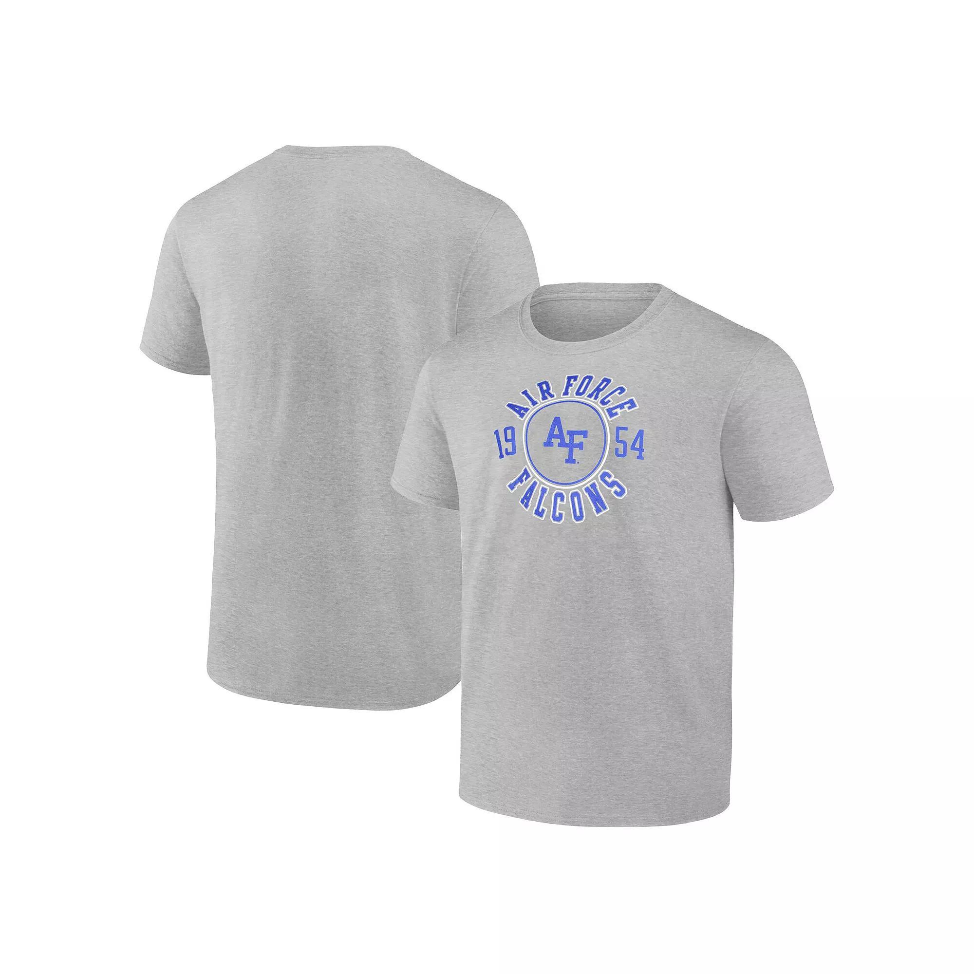 Mens Profile Gray Air Force Falcons Big & Tall Circle Logo T-Shirt Product Image
