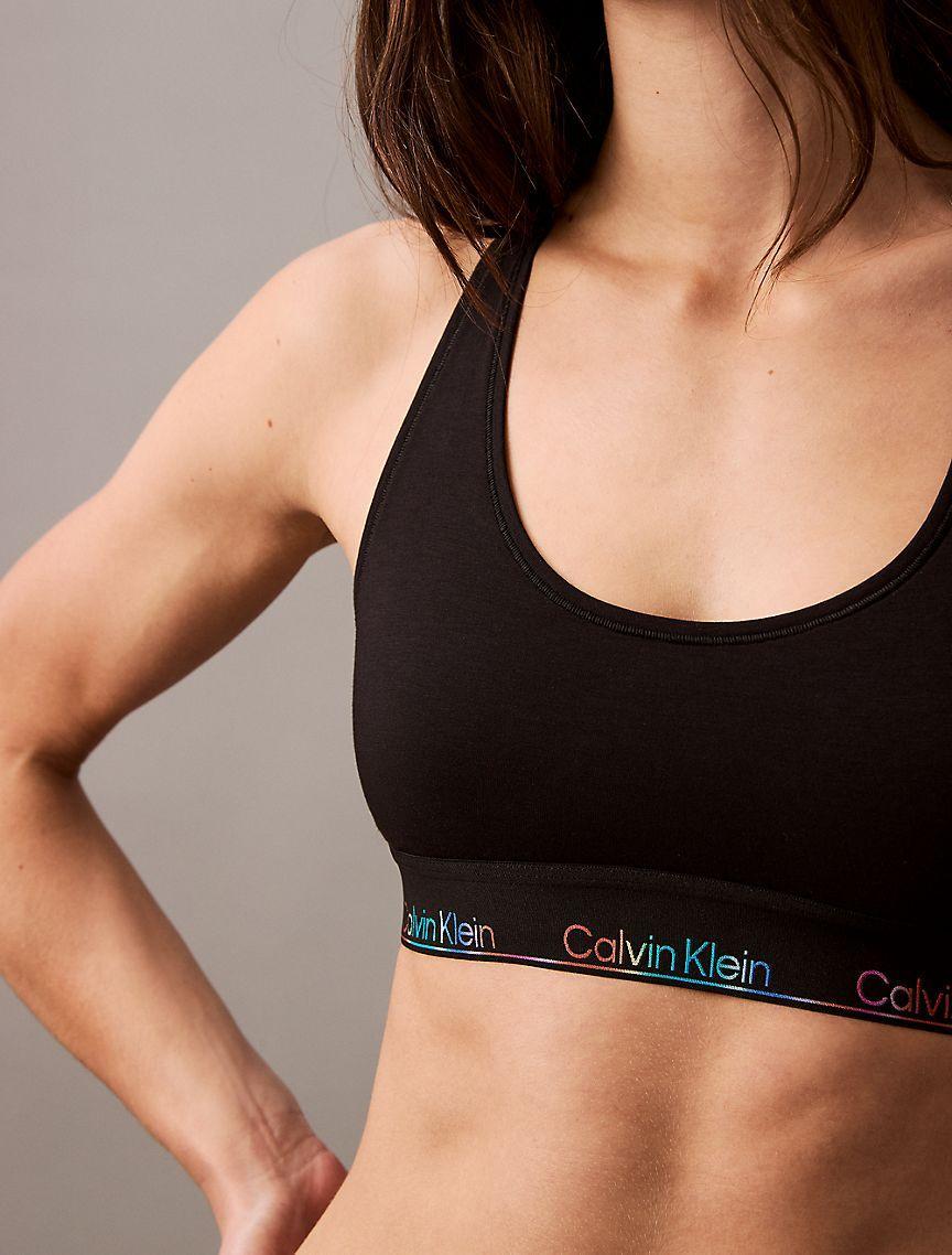 Icon Cotton Modal Pride Unlined Bralette Product Image