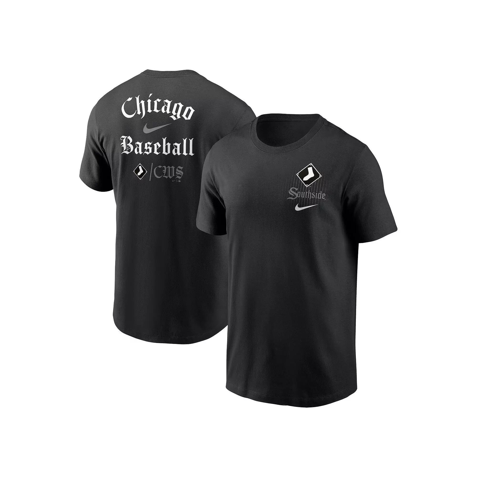 Mens Nike Red Cleveland Guardians Fuse Logo T-Shirt Product Image
