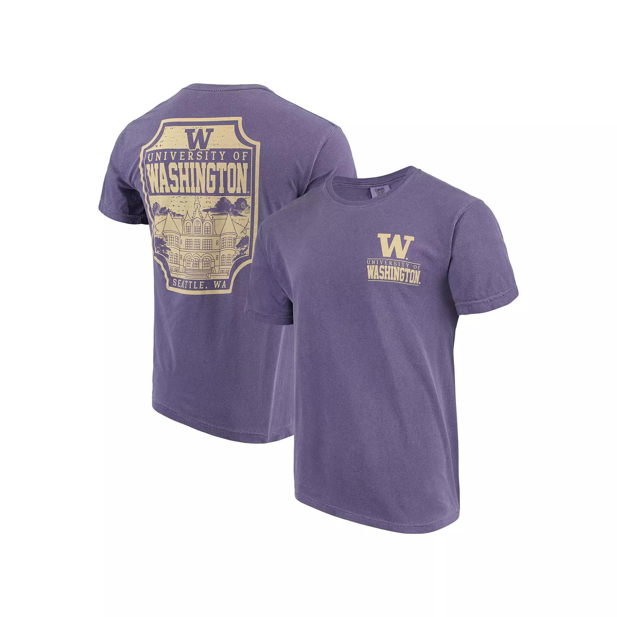 Mens Washington Huskies Comfort Colors Campus Icon T-Shirt Product Image
