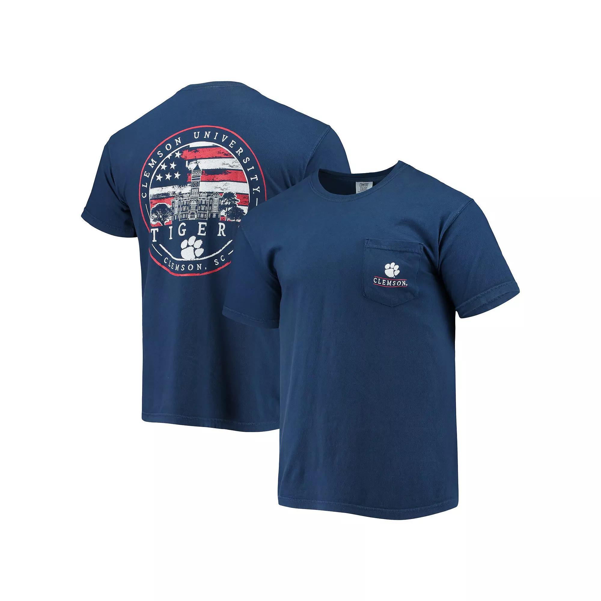 Men's Navy Clemson Tigers Campus Americana T-Shirt, Size: 3XL, Blue Product Image