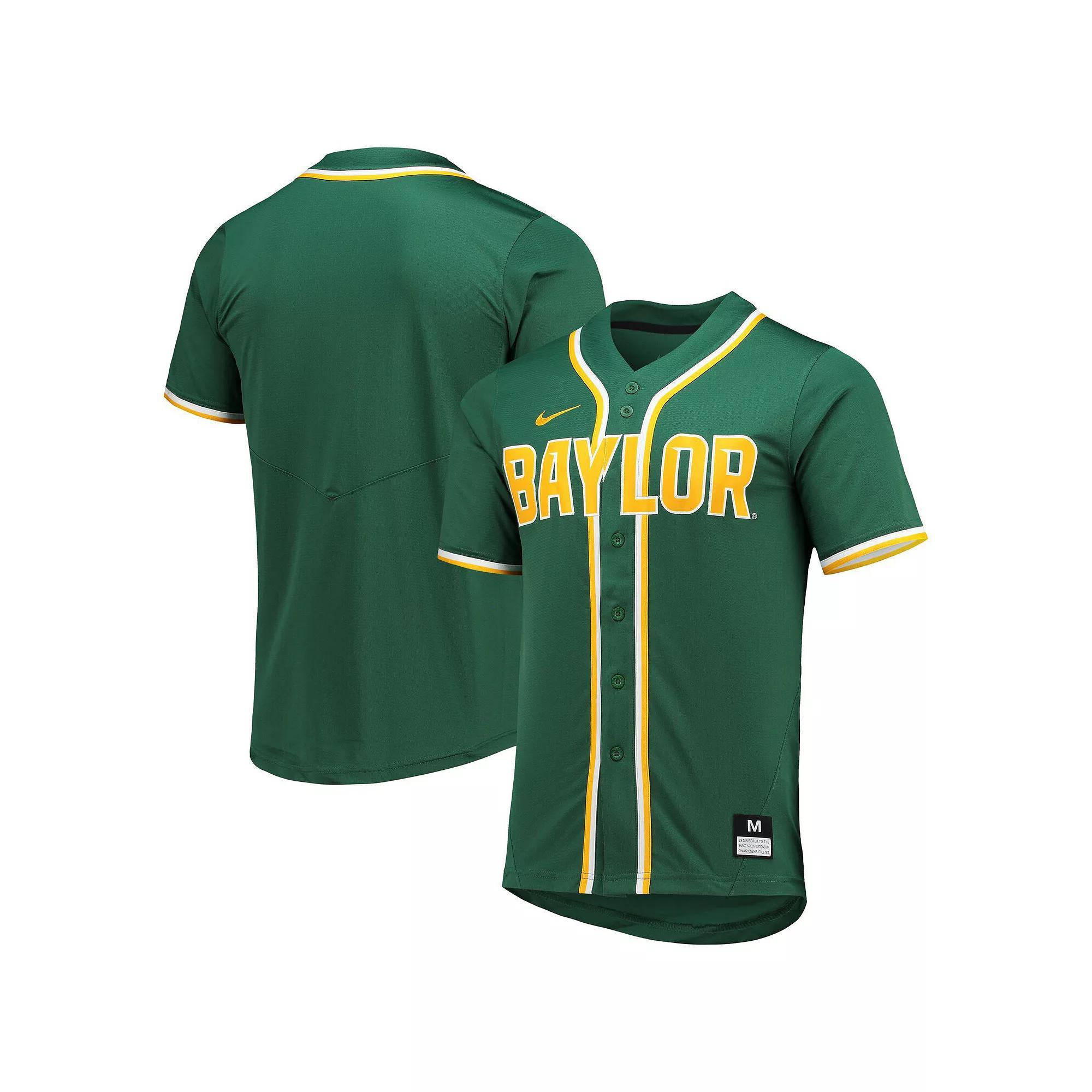 Mens Nike Green Baylor Bears Replica Baseball Jersey Product Image
