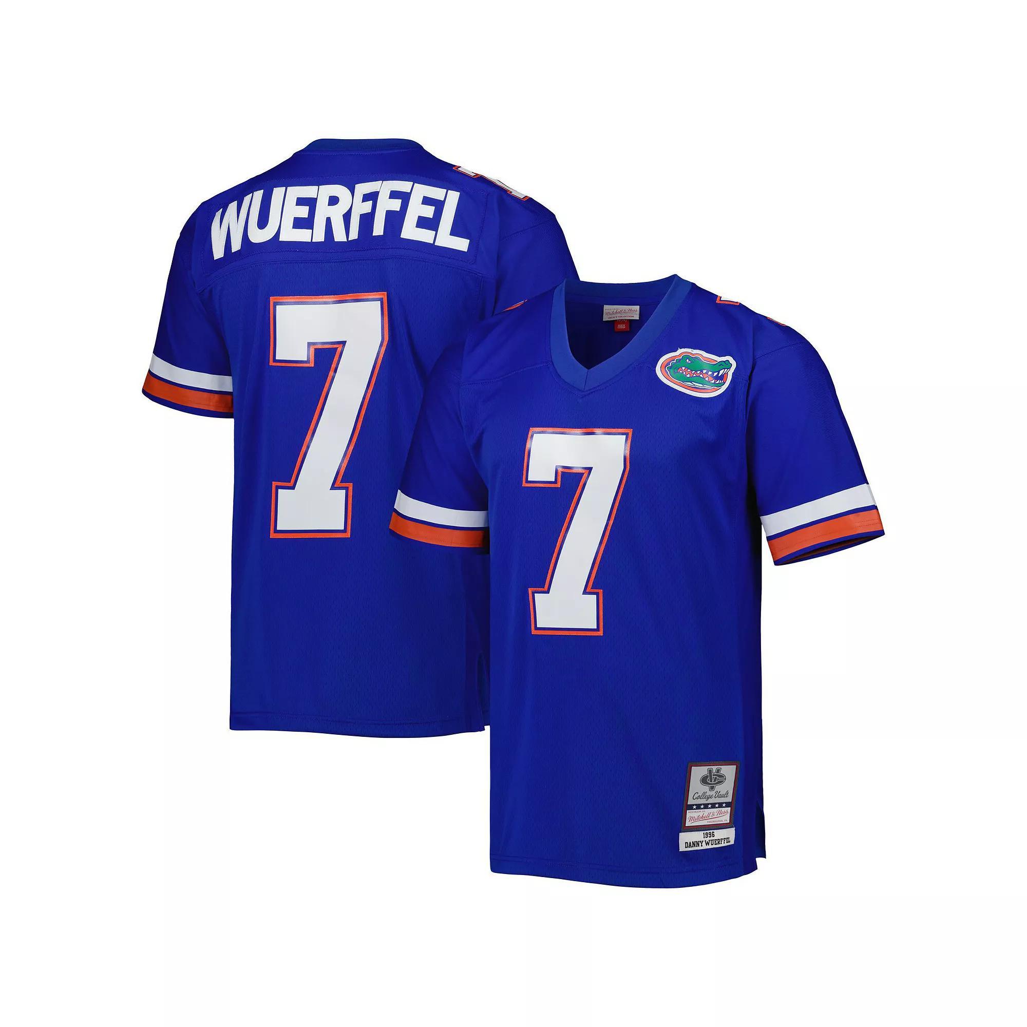 Men's Mitchell & Ness Danny Wuerffel Royal Florida Gators Legacy Jersey, Size: Small, Blue Product Image