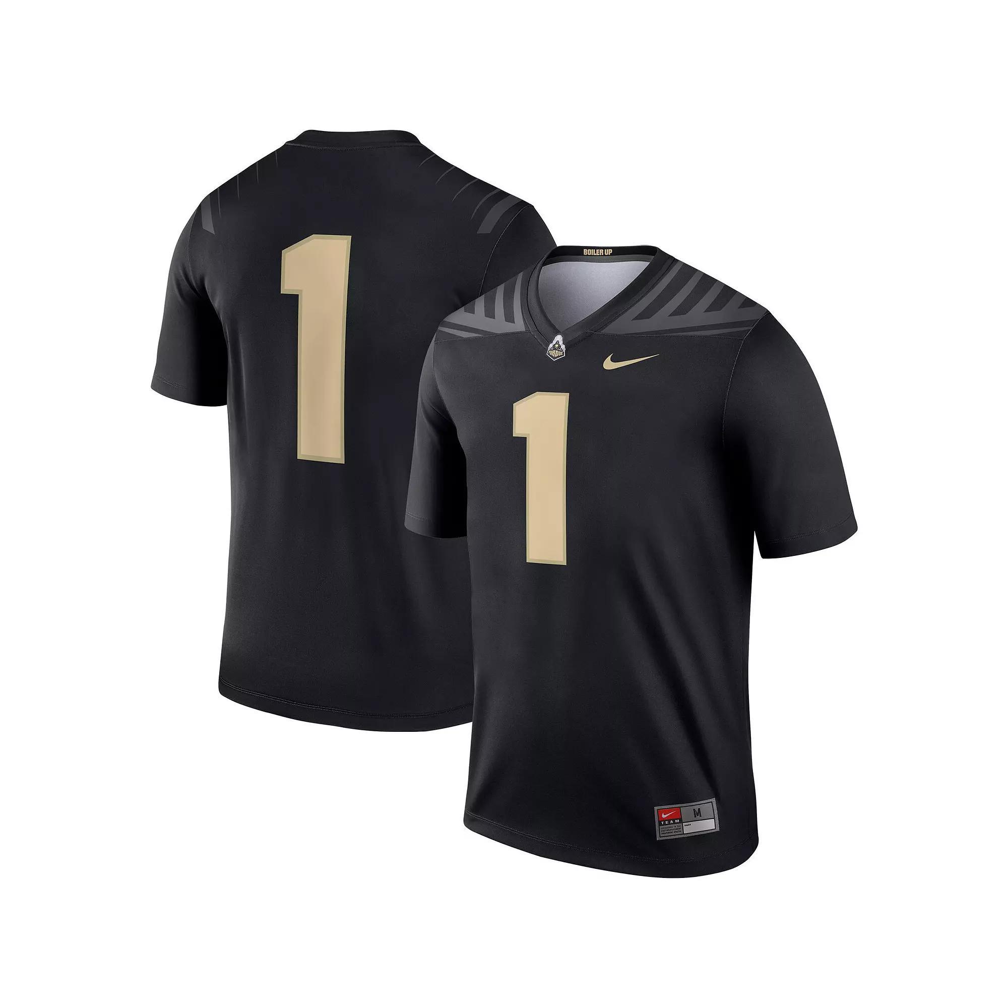 Men's Nike #1 Black Purdue Boilermakers Legend Jersey, Size: Medium Product Image