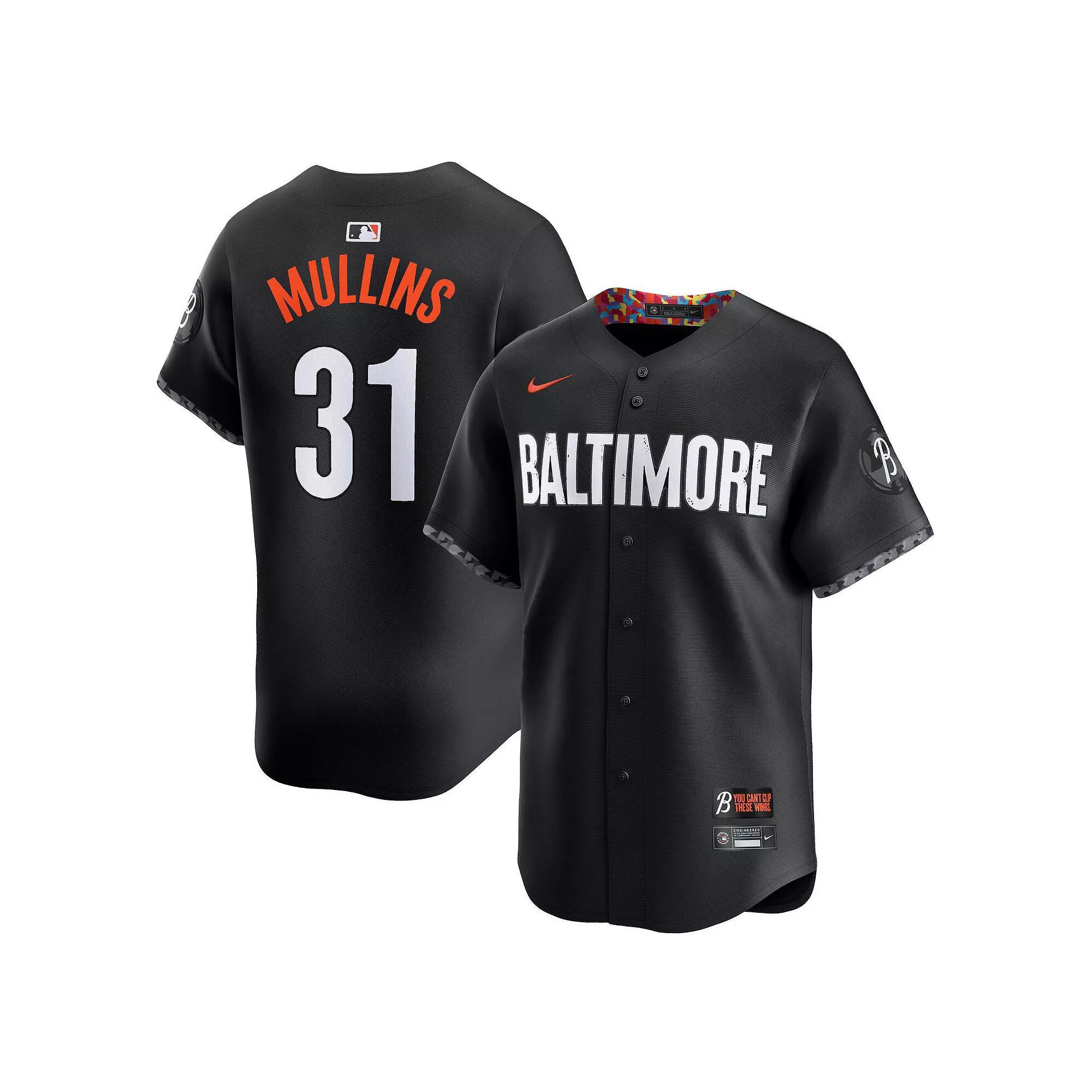 Men's Nike Cedric Mullins Black Baltimore Orioles City Connect  Limited Player Jersey, Size: Small Product Image