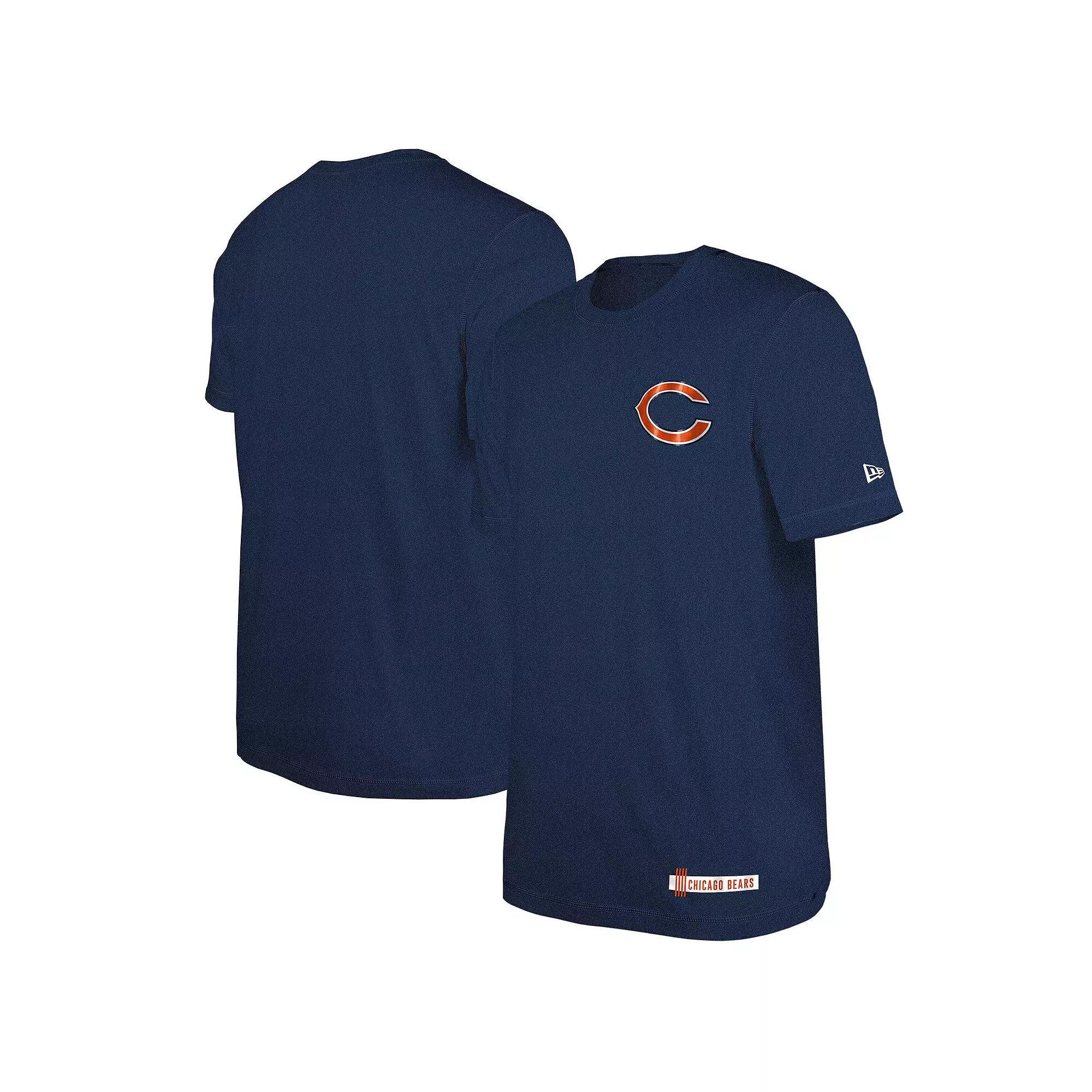 Men's New Era Navy Chicago Bears 2024 NFL Training Camp T-Shirt, Size: Small, Blue Product Image