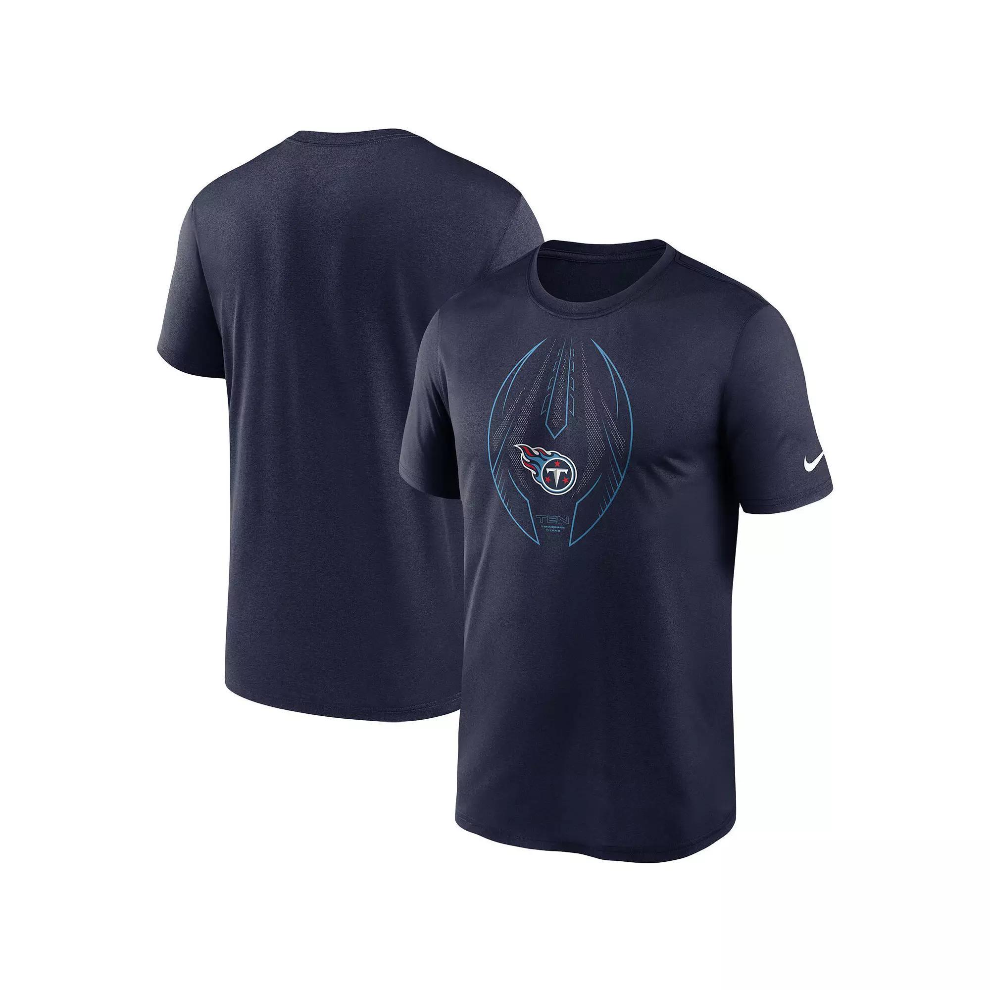 Men's Nike Navy Tennessee Titans Legend Icon T-Shirt, Size: XL, Blue Product Image