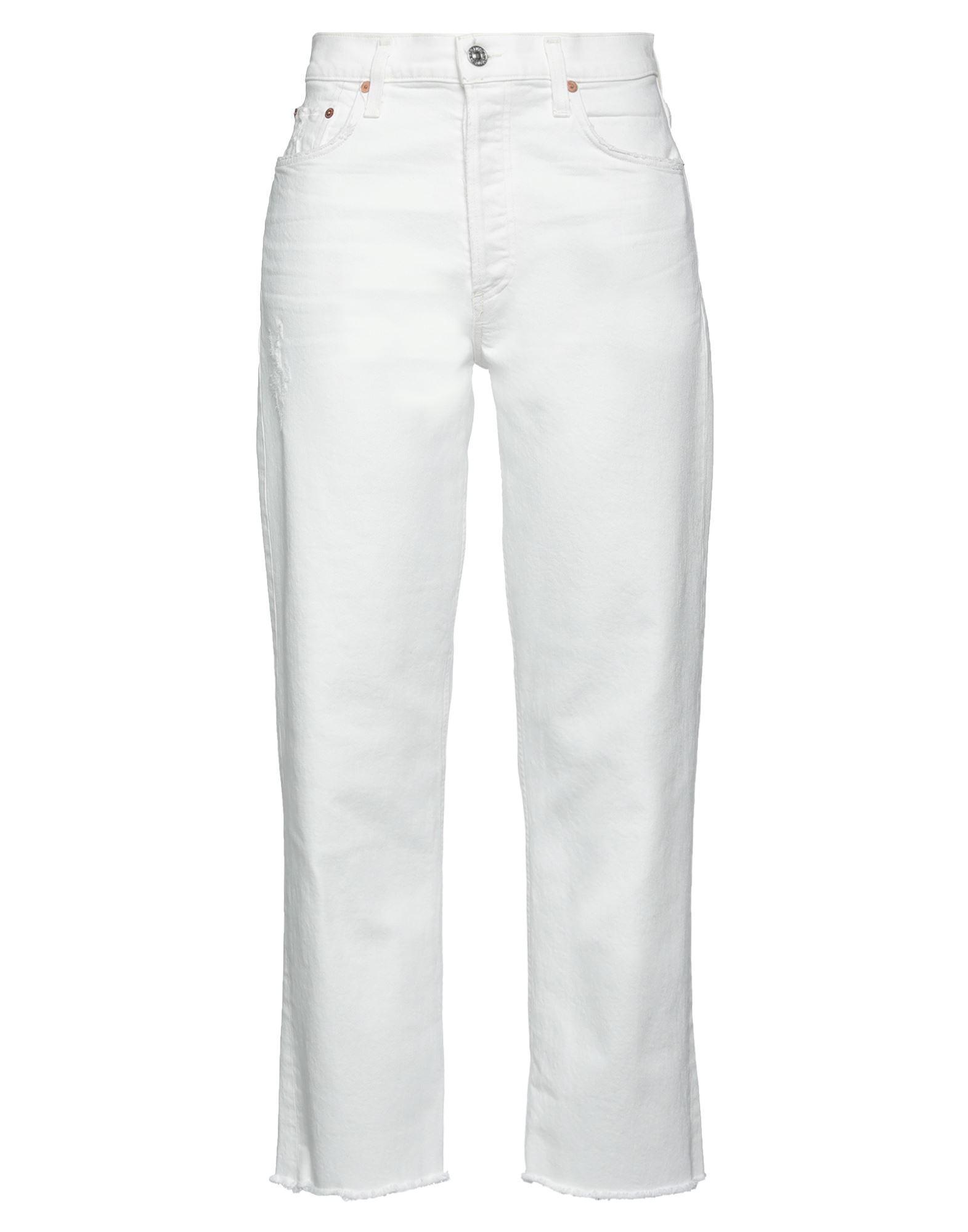 CITIZENS OF HUMANITY Woman Jeans White Size 30 Organic Cotton, Lycra Product Image