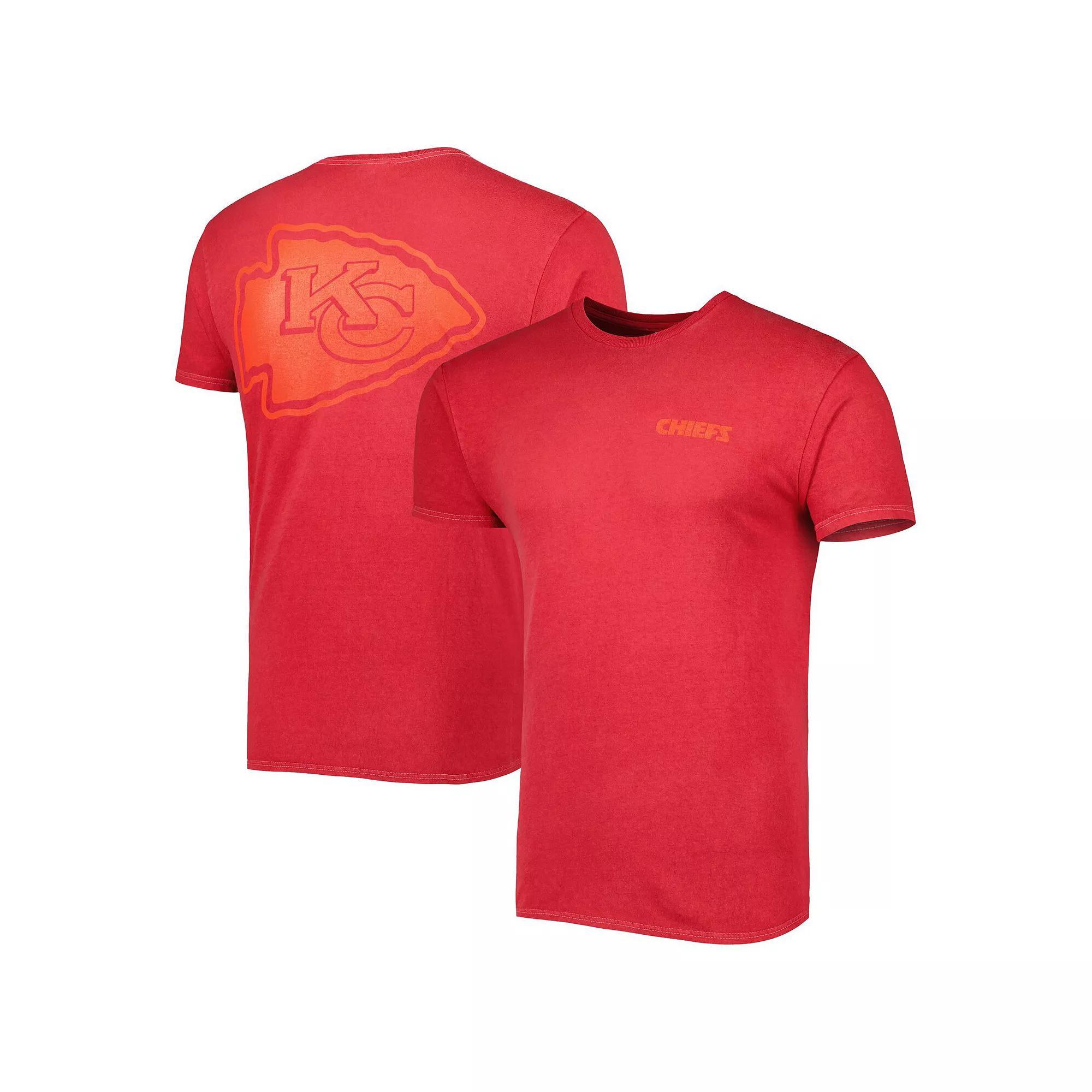 Men's '47 Red Kansas City Chiefs Fast Track Tonal Highlight T-Shirt, Size: 2XL Product Image