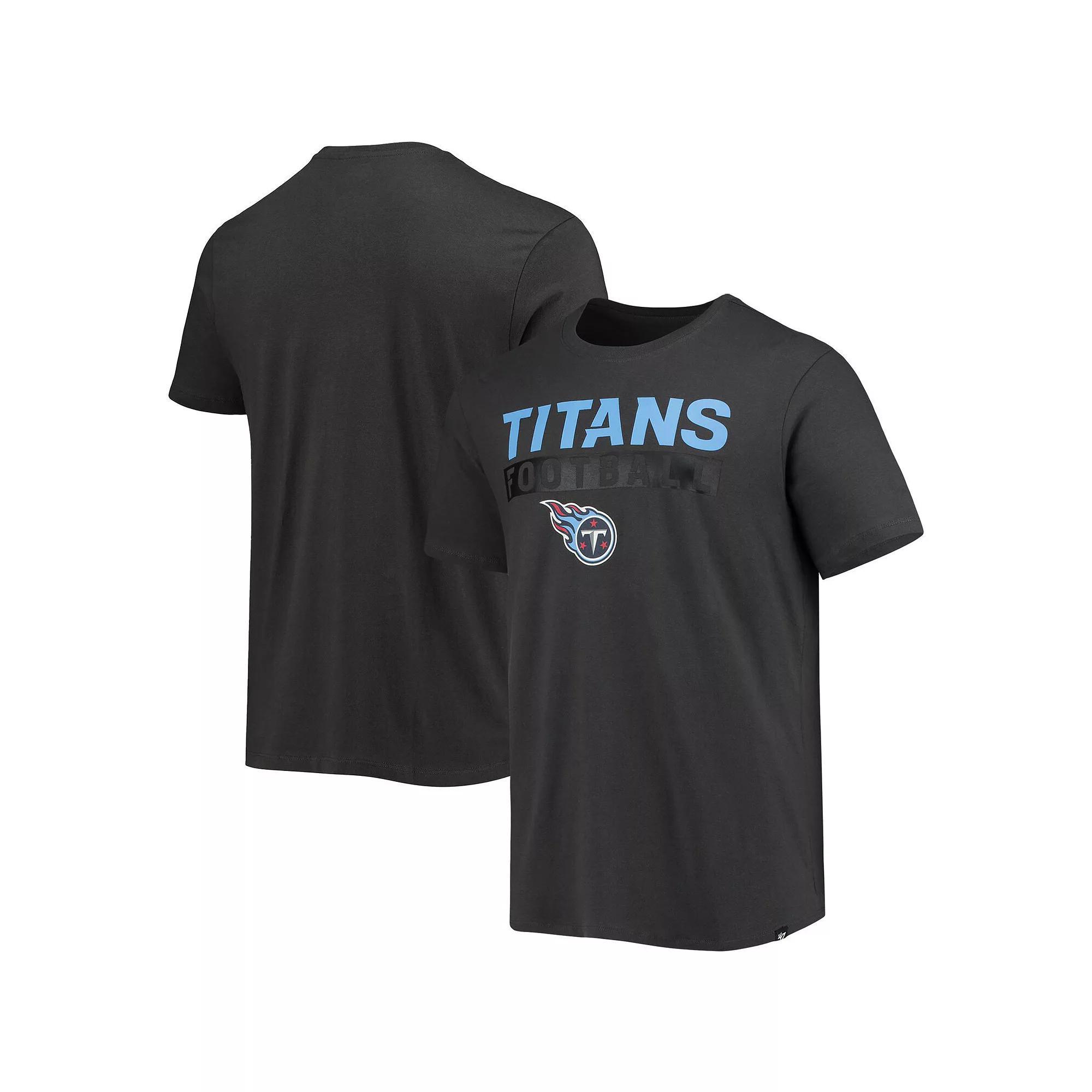Mens 47 Charcoal Tennessee Titans Dark Ops Super Rival T-Shirt Product Image