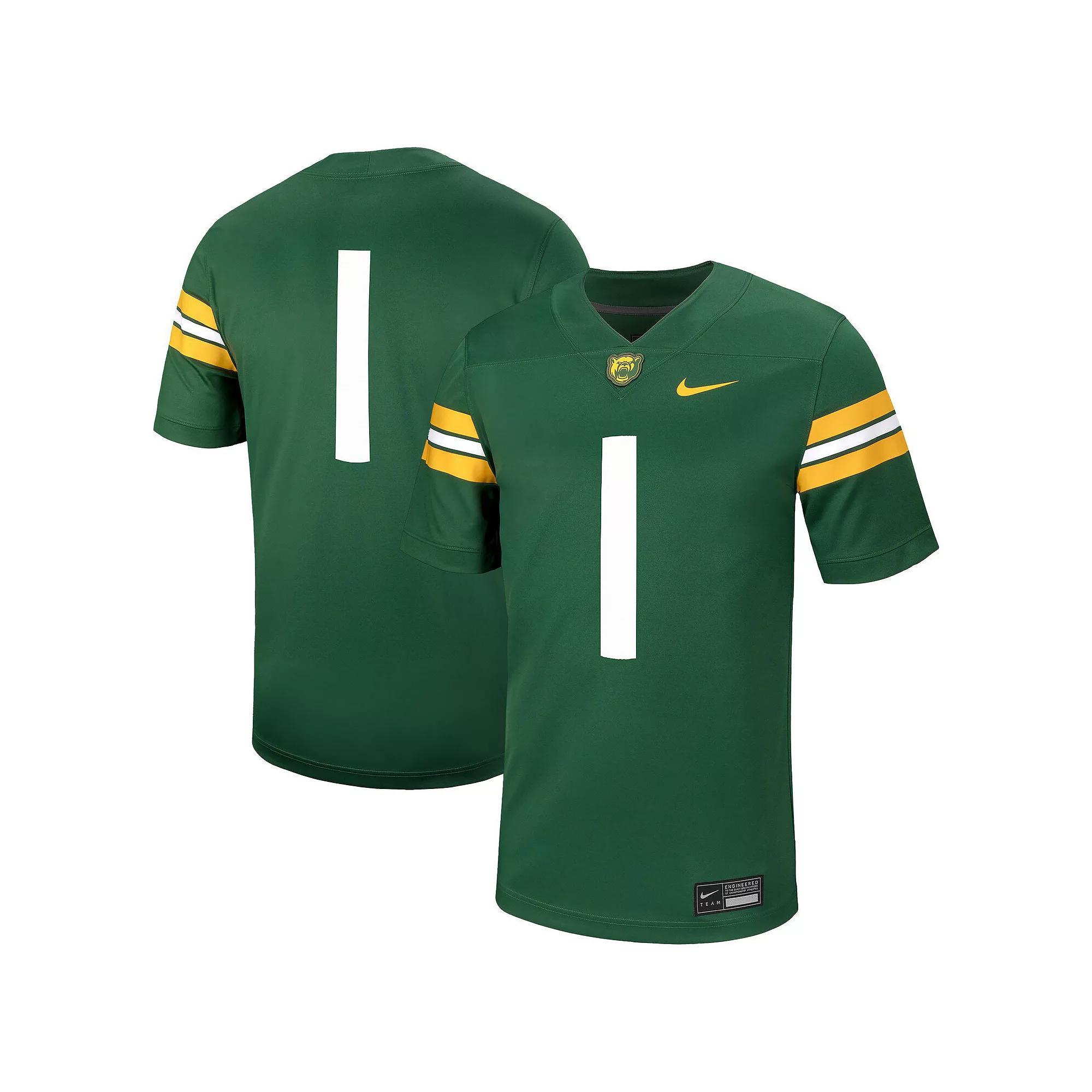 Men's Nike #1 Green Baylor Bears Untouchable Football Jersey, Size: 3XL, Bay Green Product Image