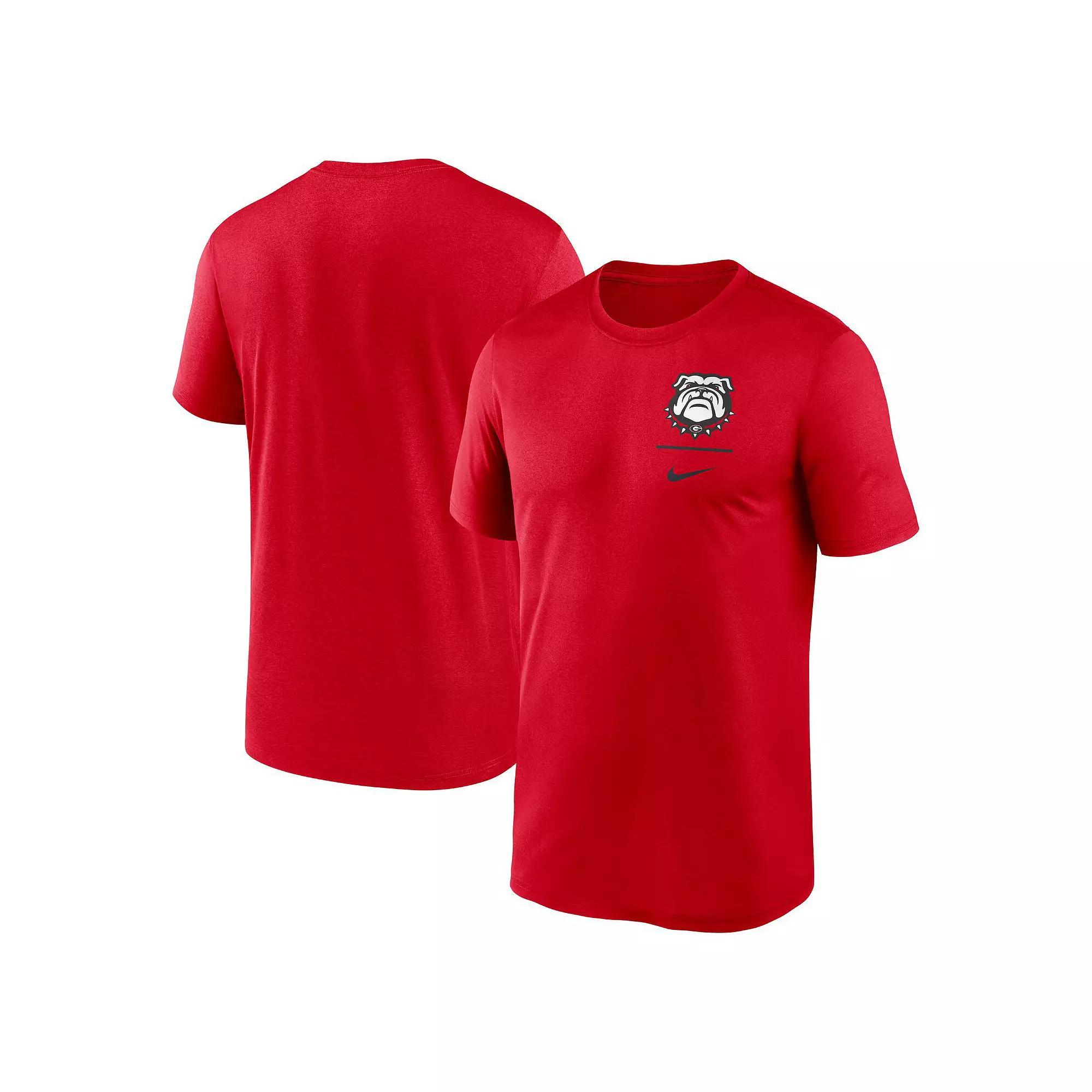 Men's Nike Scarlet Ohio State Buckeyes Primetime Legend Icon Performance T-Shirt, Size: Small, Red Product Image