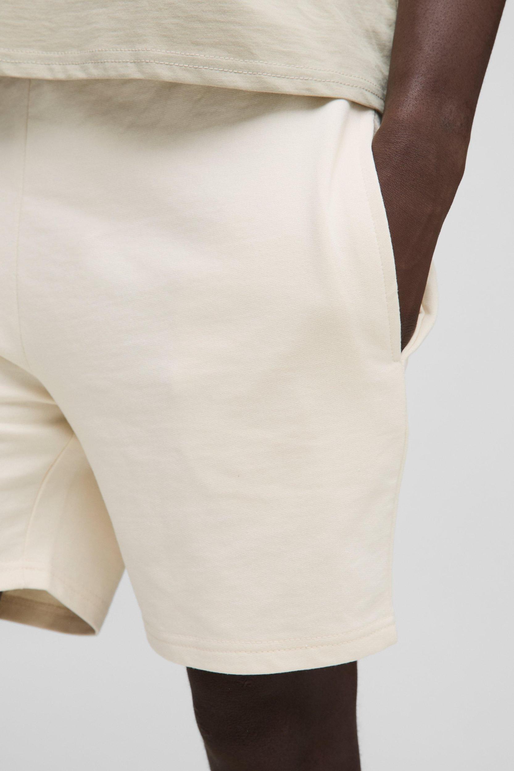 Slim Fit Short Length Basic Lightweight Shorts | boohooMAN USA Product Image