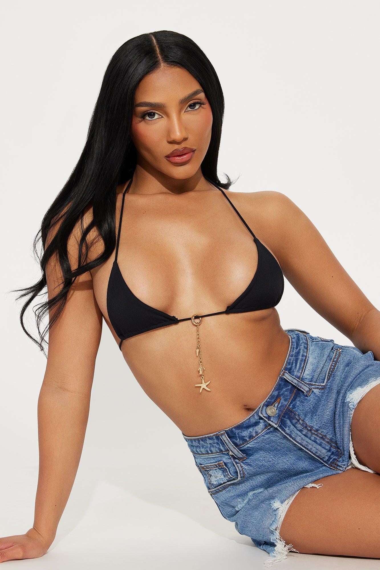 Seashell Collective Vacation Bikini Charm - Gold Product Image