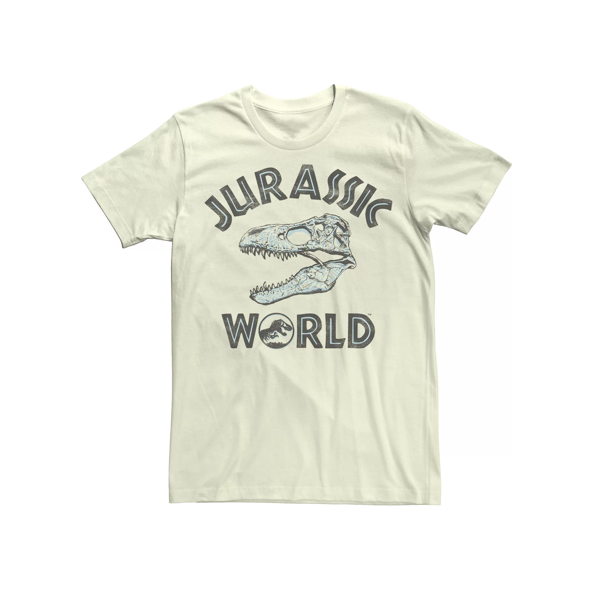 Men's Jurassic World Fallen Kingdom T-Rex Bones Tee, Size: 3XL, Silver Product Image