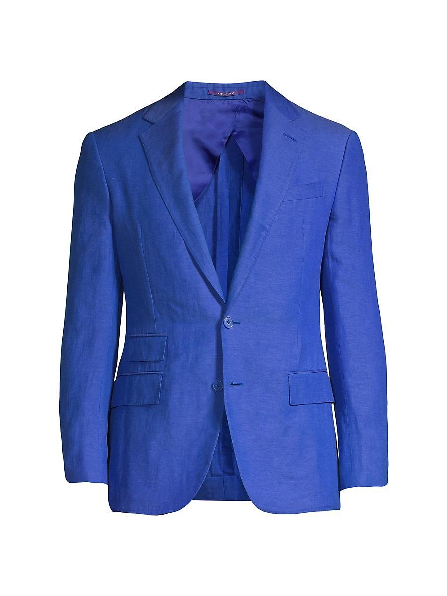 Mens Kent Hand-Tailored Silk-Linen Jacket Product Image