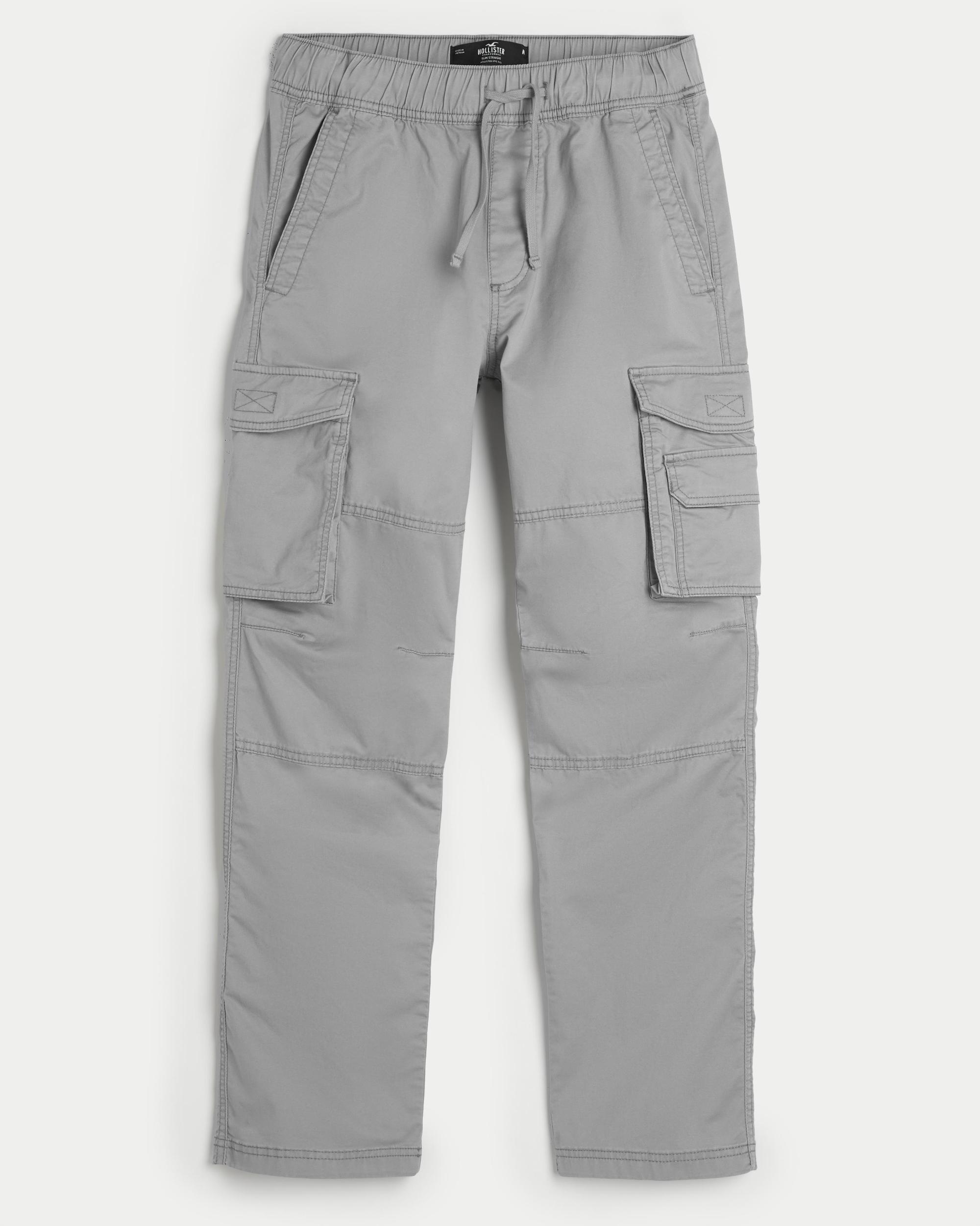 Slim Straight Cargo Pants Product Image