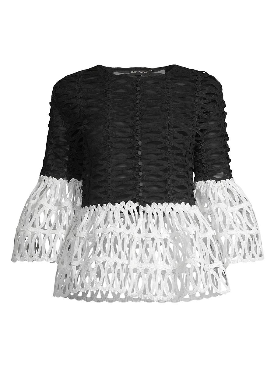 Womens Mayoko Peplum Blouse Product Image