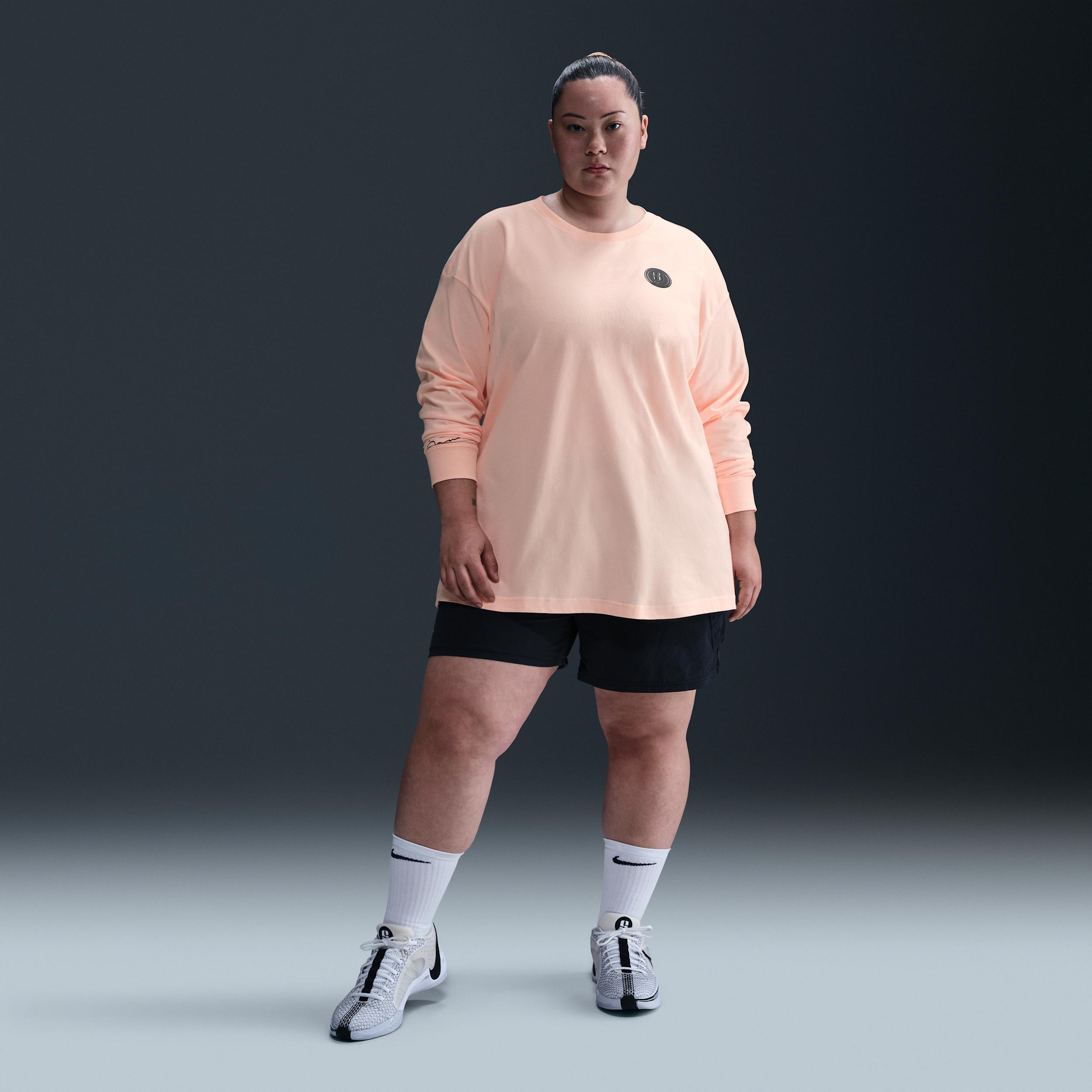 Nike Womens Sabrina Long-Sleeve Basketball T-Shirt (Plus Size) Product Image