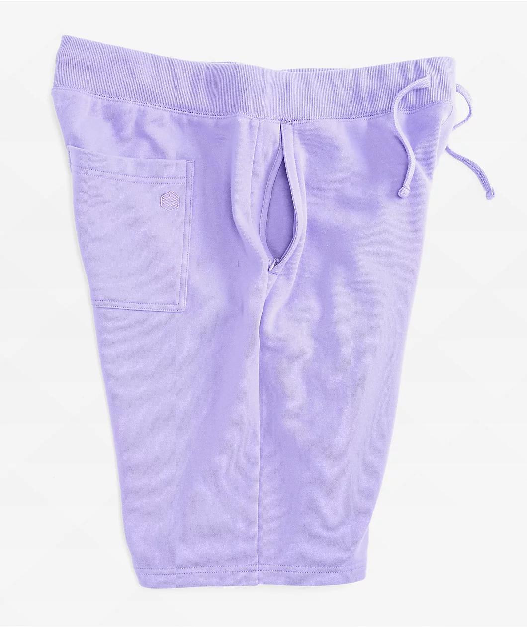 Zine Silas Lilac Sweat Shorts Product Image