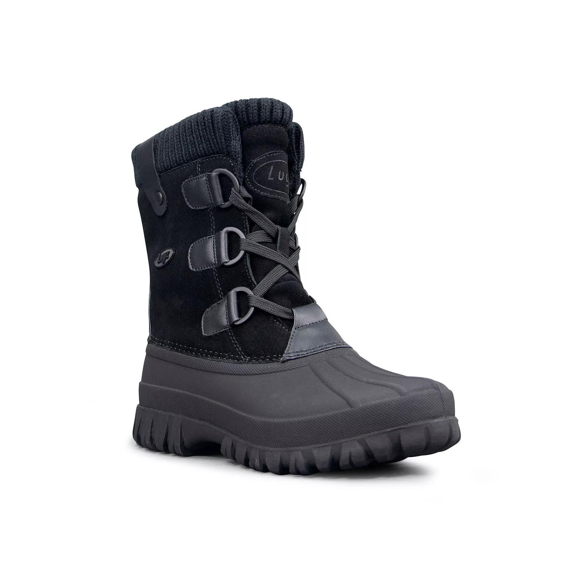 Lugz Stormy Womens Waterproof Winter Boots Roasted Peanut Ivory Product Image