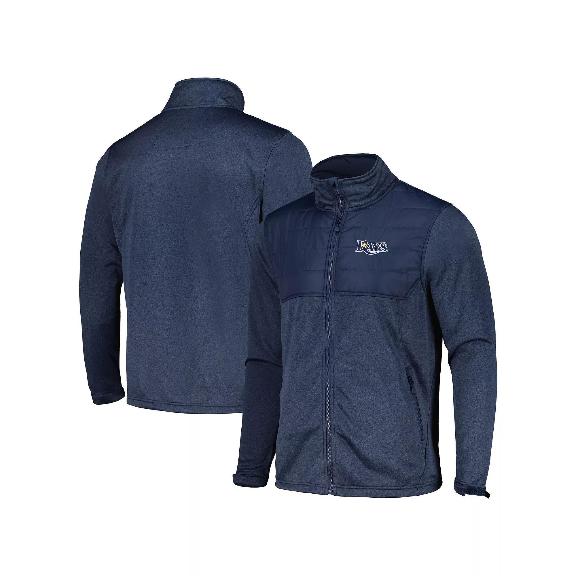 Men's Dunbrooke  Heather Navy Tampa Bay Rays Explorer Full-Zip Jacket, Size: 4XL, Blue Product Image