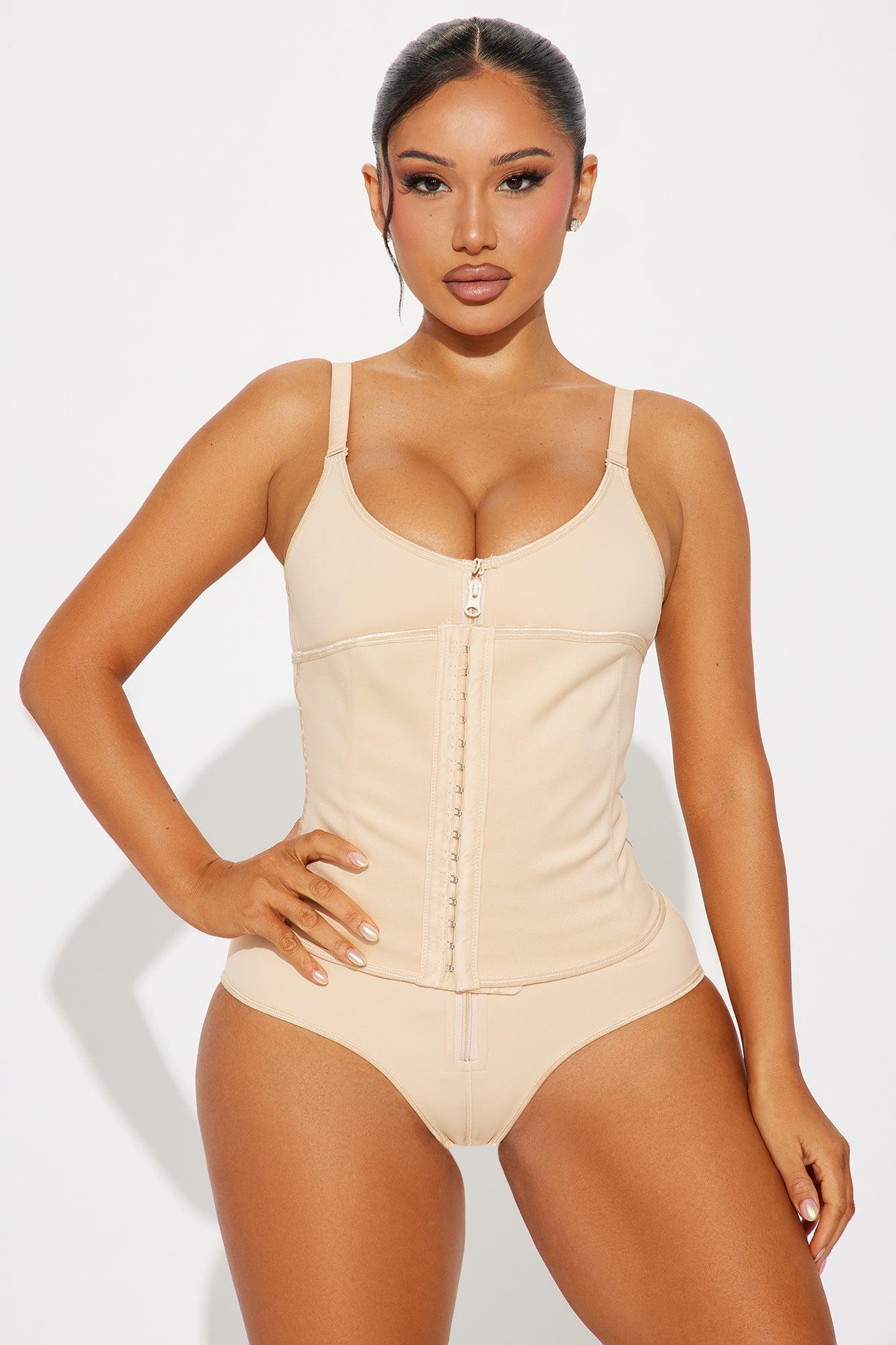 Sculpt Me Compression Shapewear Waist Cincher - Nude Product Image