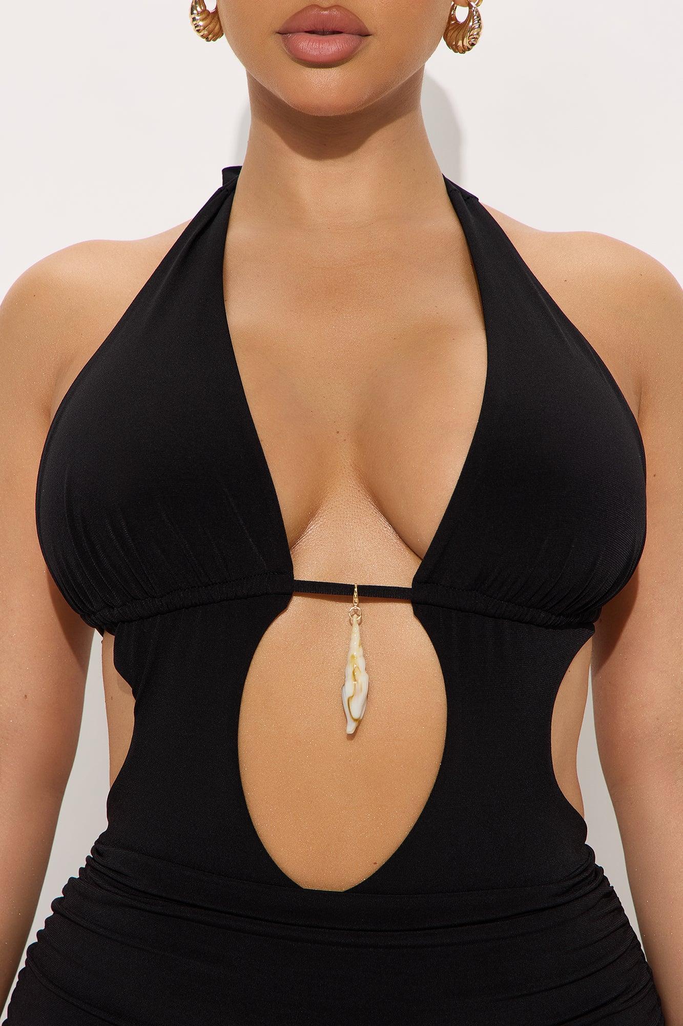 Seductive Getaway Jumpsuit - Black Product Image