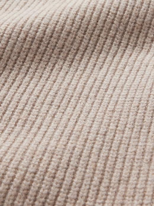 CashSoft Shaker-Stitch Mini Sweater Dress Product Image