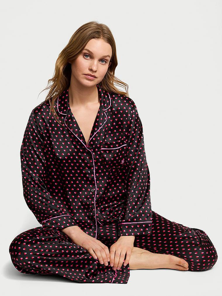 Satin Long Pajama Set Product Image