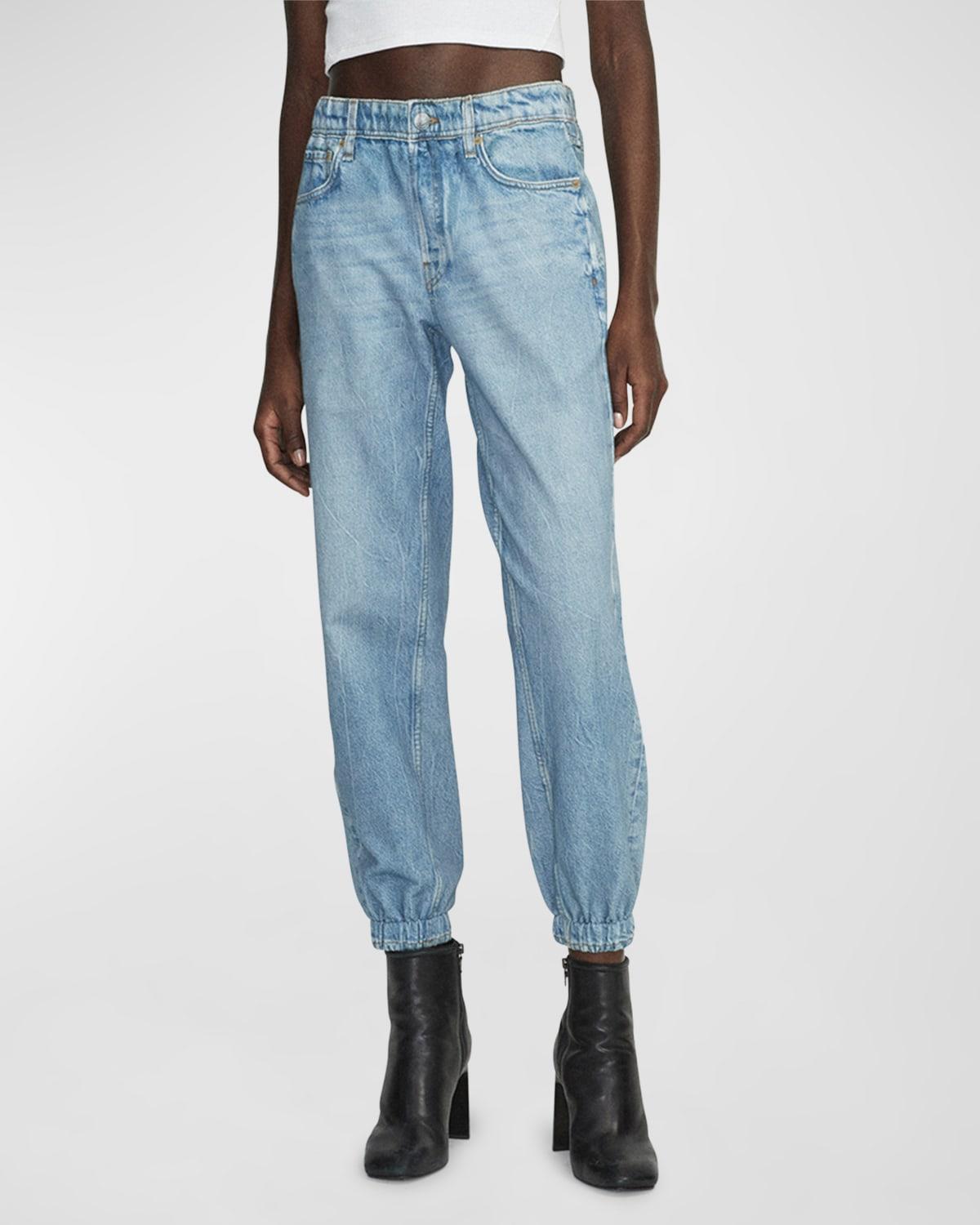 Miramar Cotton-Terry Crop Joggers Product Image