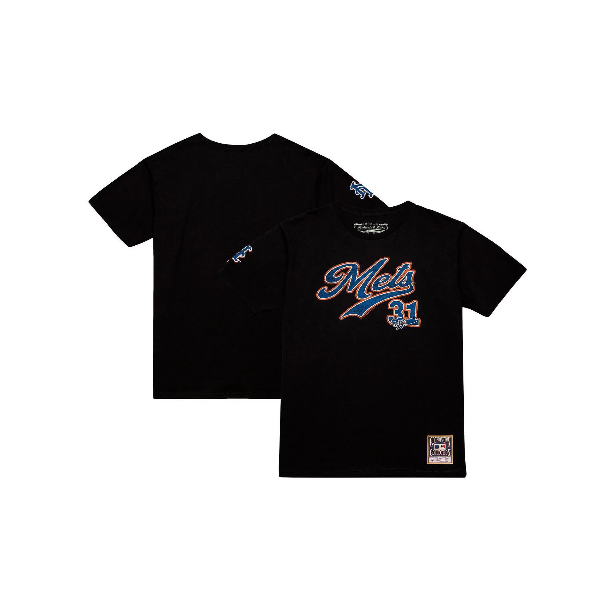Mens Mitchell & Ness Mike Piazza New York Mets Cooperstown Collection Player T-Shirt Product Image