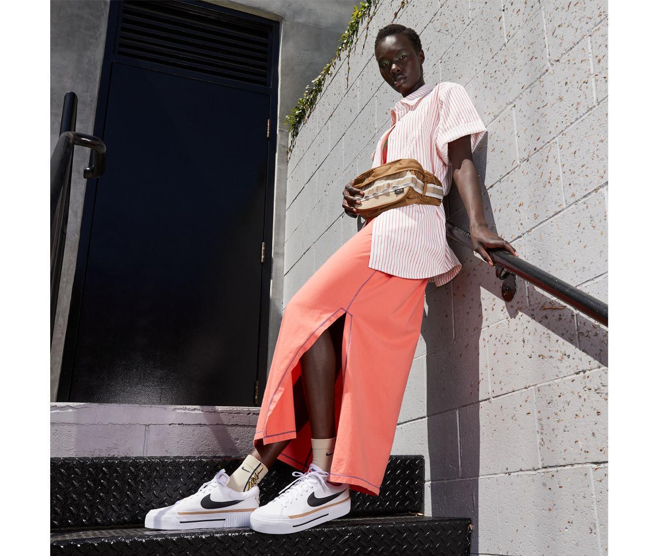 Women's Nike Court Legacy Lift Platform Sneakers Product Image
