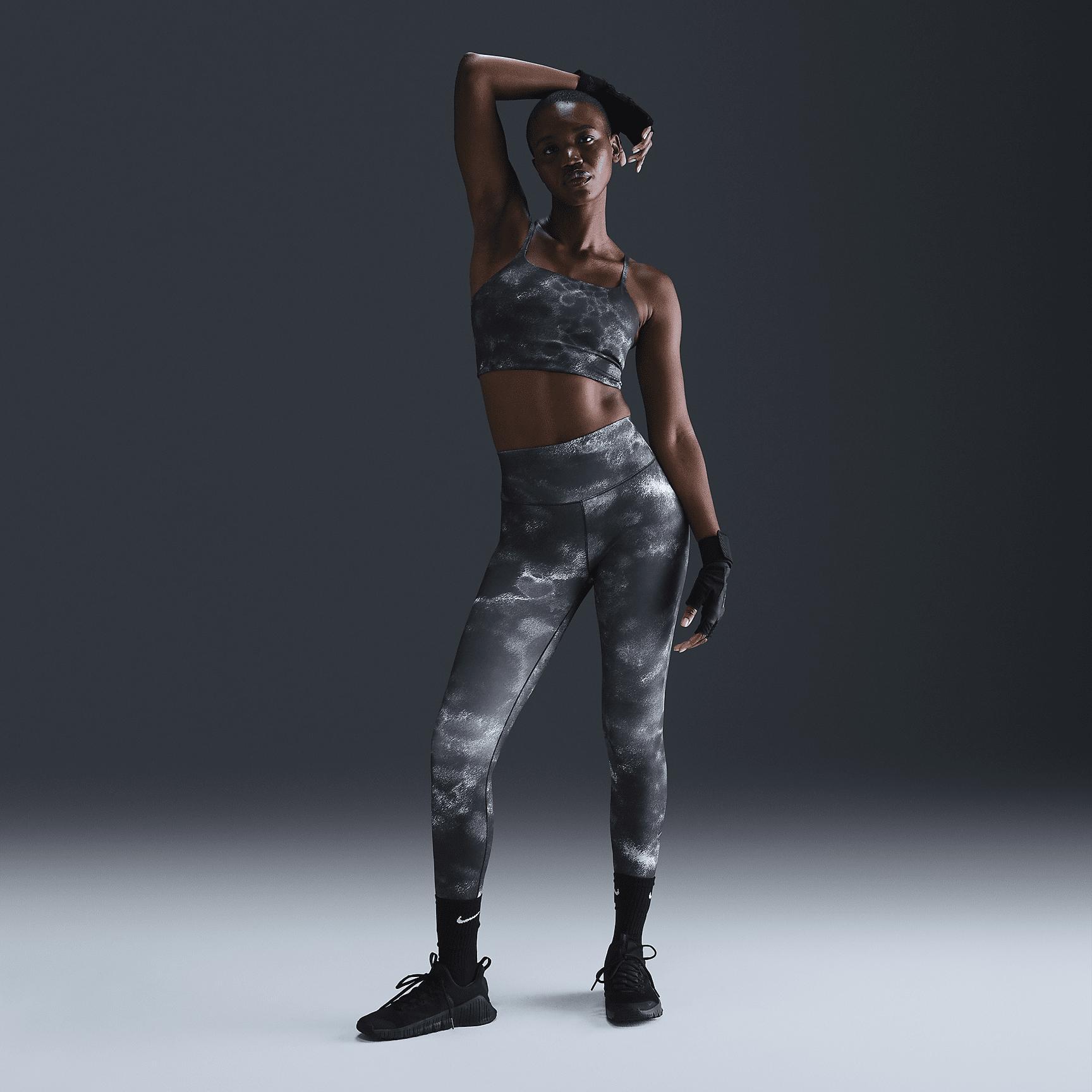 Nike One Women's High-Waisted 7/8 Printed Leggings Product Image